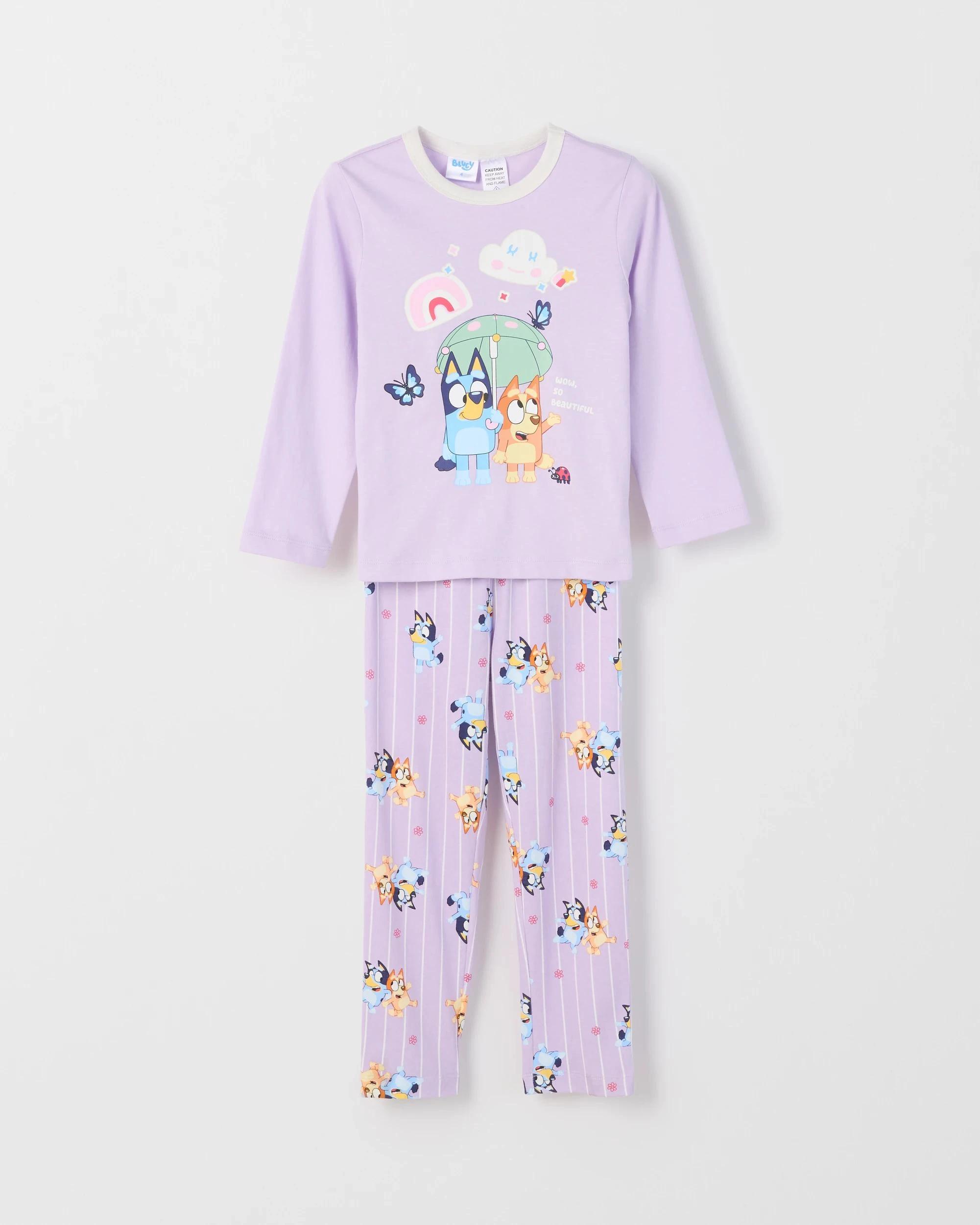 2 Bluey Australian Cotton 2 Pack Younger Girls Knit Pyjama Set BLUEY, 2 of 4