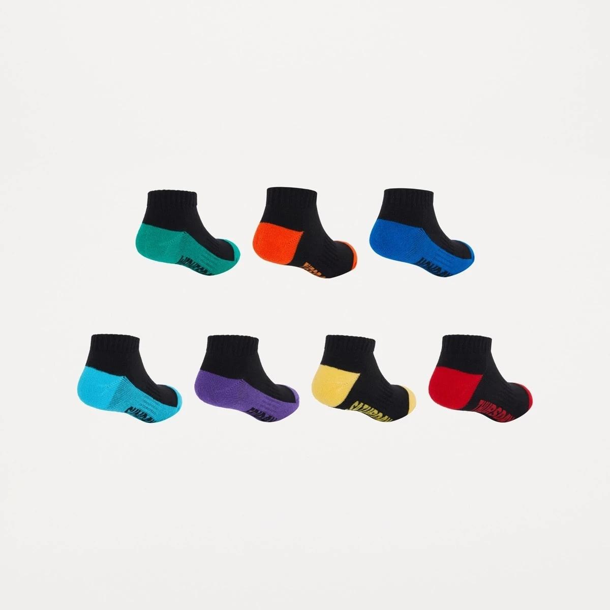 2 7 Pack Active Kids Days of the Week Low Cut Socks DAYS OF THE WEEK BLACK, 2 of 3