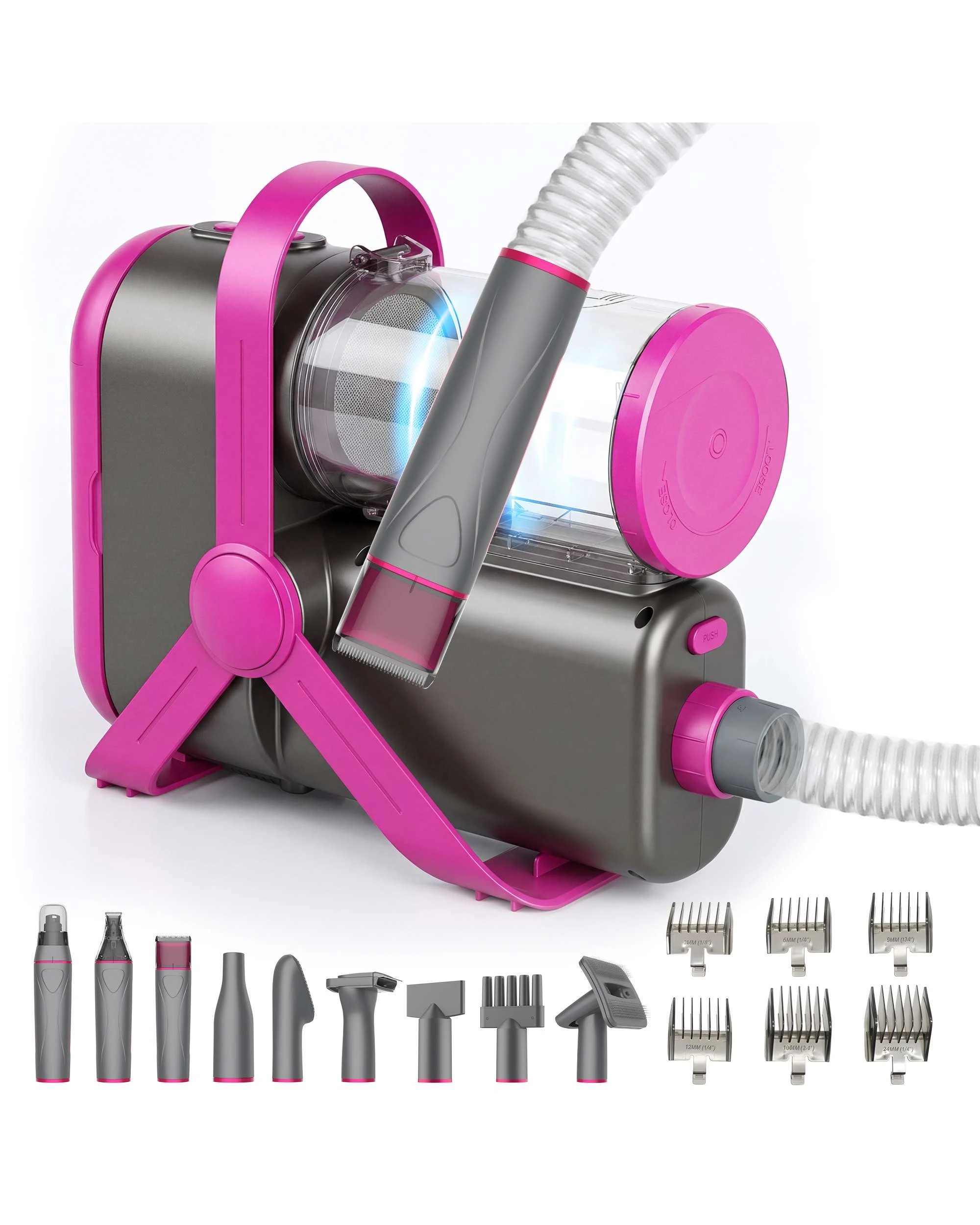 2 Advwin 9-in-1 Pet Vacuum & Dryer Gromming Kit Pet Hair Dryer, 2 of 7