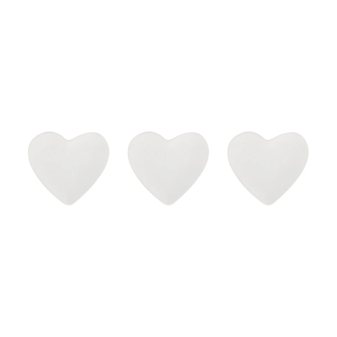 3 3 Pack DIY Ceramic Heart Trinket Trays, 3 of 6