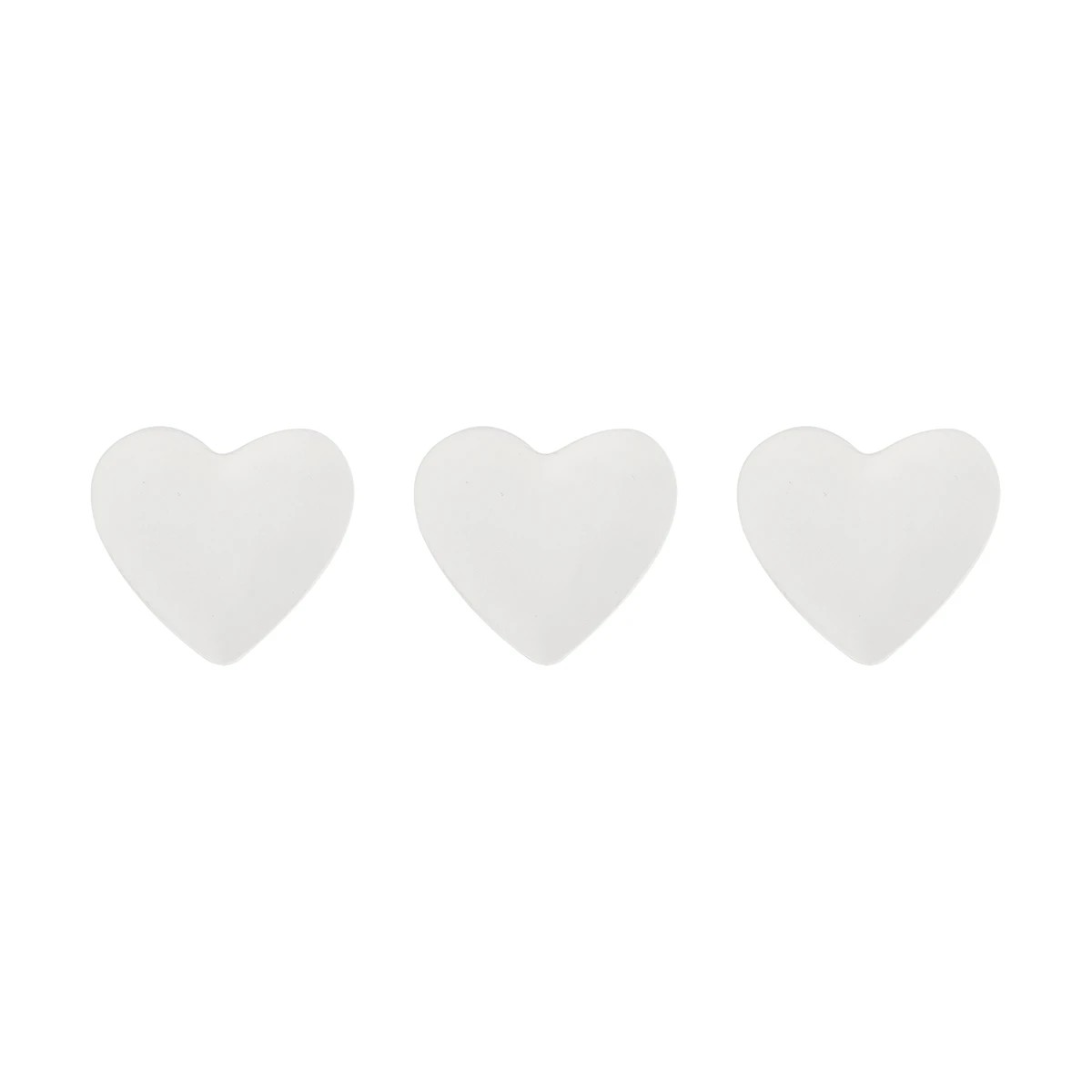 3 3 Pack DIY Ceramic Heart Trinket Trays, 3 of 6