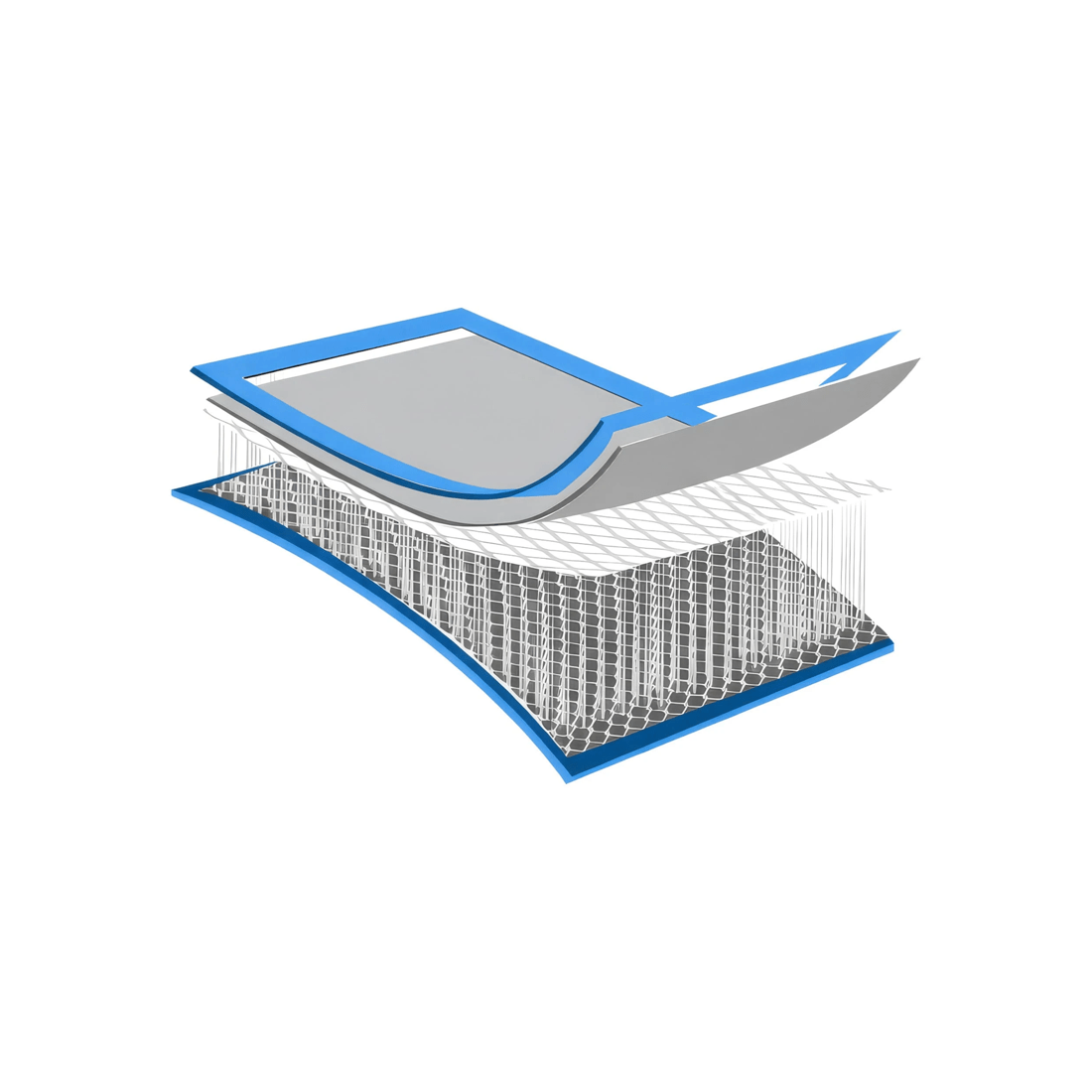 5 Powertrain 7M 20cm Air Track Gymnastics Tumbling Airtrack Exercise Yoga Mat Balance Beam Inflatable - Blue, 5 of 5