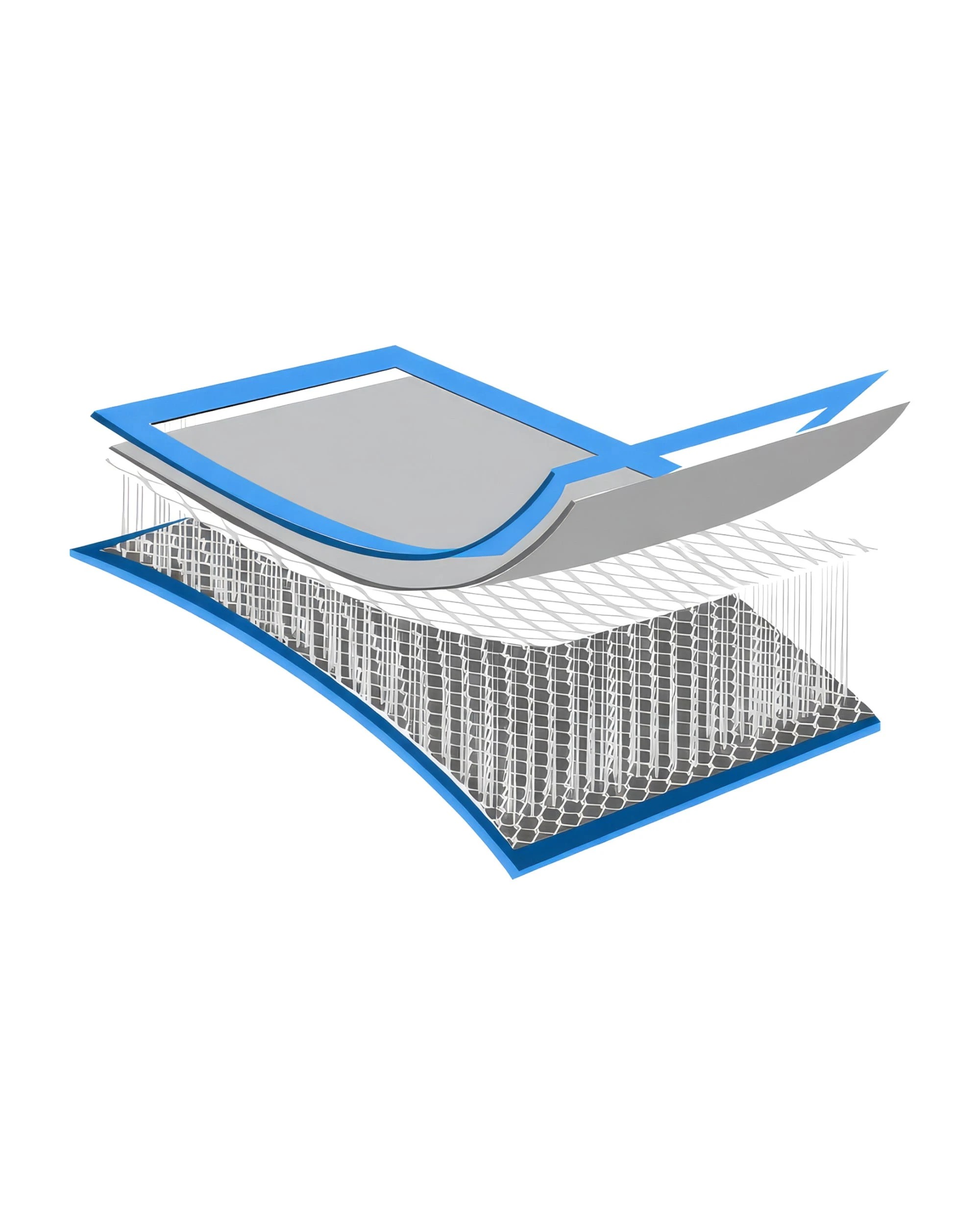 5 Powertrain 7M 20cm Air Track Gymnastics Tumbling Airtrack Exercise Yoga Mat Balance Beam Inflatable - Blue, 5 of 5