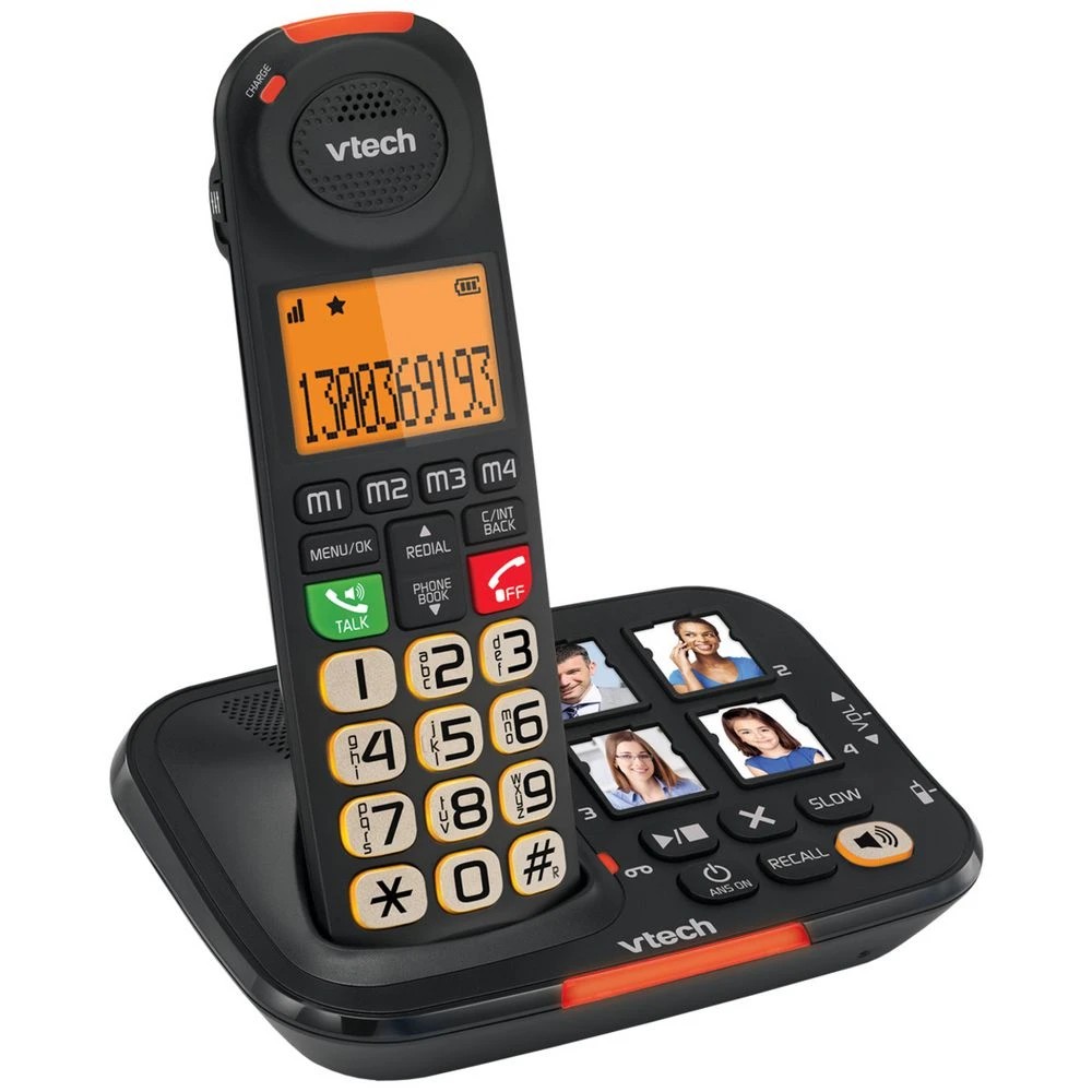 1 VTech Cordless Phone 25450B Black, 1 of 1