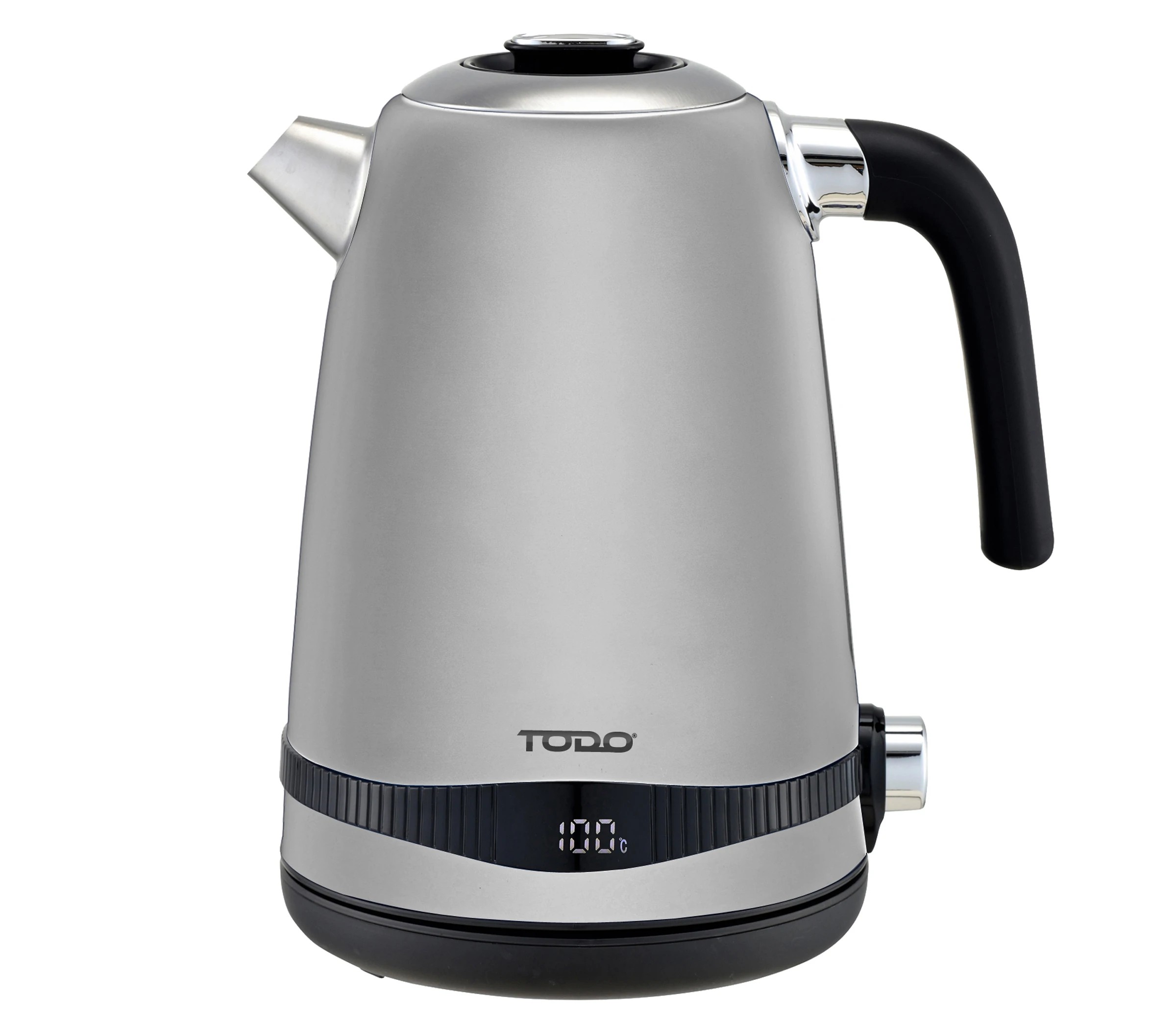 4 TODO 1.7L Stainless Steel Cordless Kettle Keep Warm Electric Led Water Jug - Silver, 4 of 6