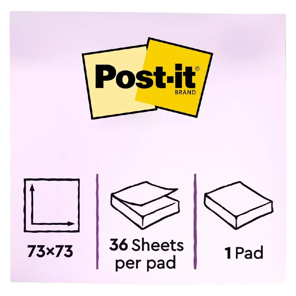 7 Post-It Transparent Notes 73 x 73mm, 7 of 8