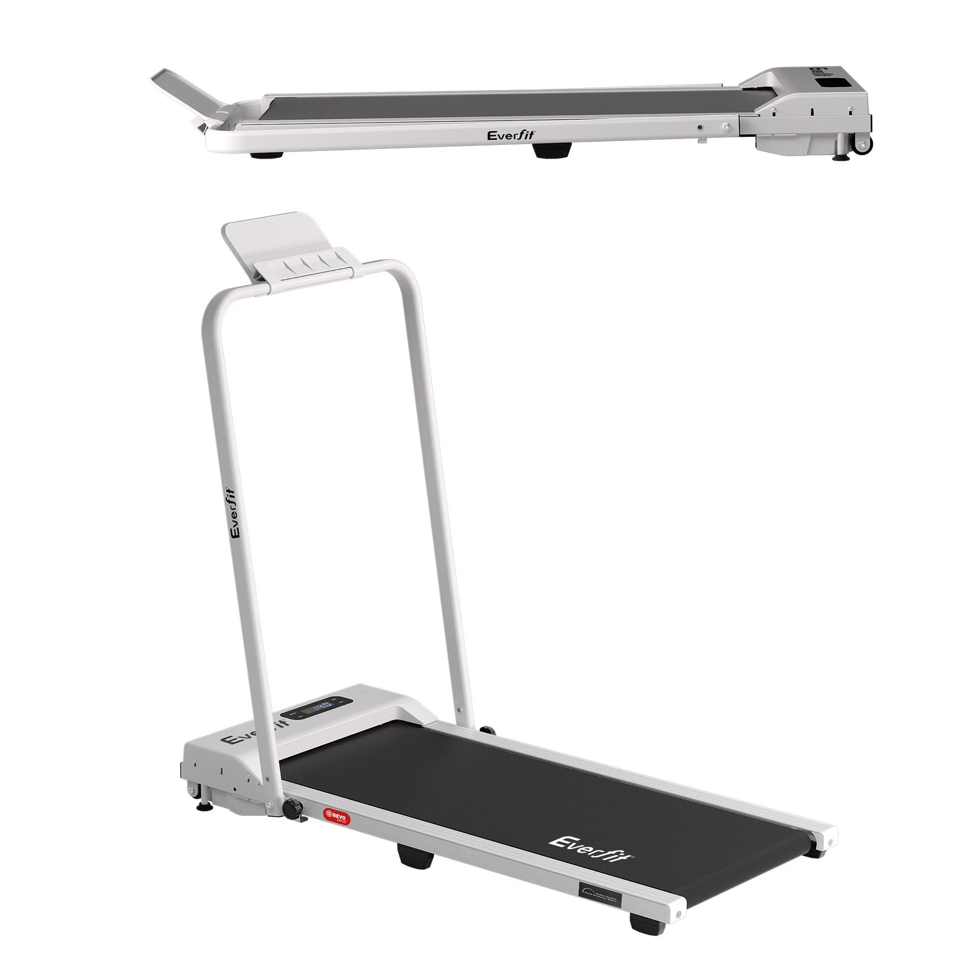 4 Everfit 3 in 1 Walking Pad Treadmill 12% Incline Foldable Under Desk Treadmills for Home Gym - White, 4 of 9