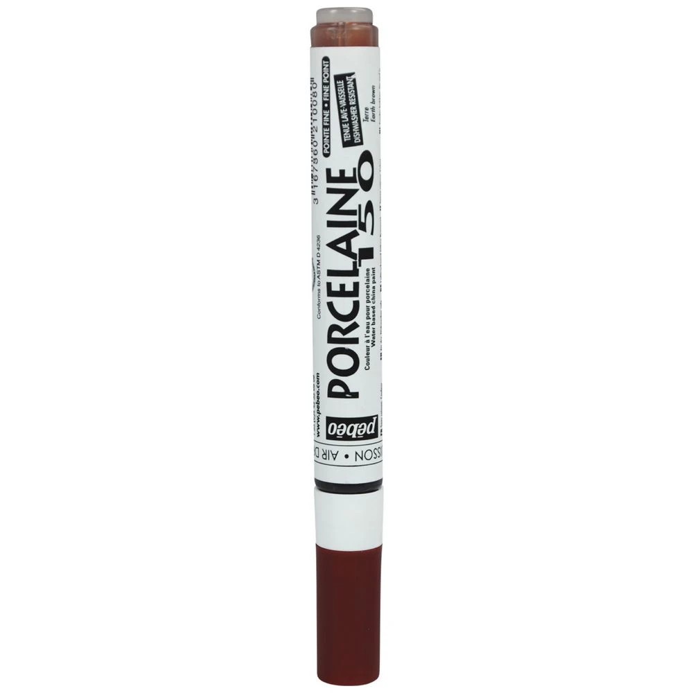 1 Pebeo Porcelaine 150 Marker Fine Earth Brown, 1 of 1
