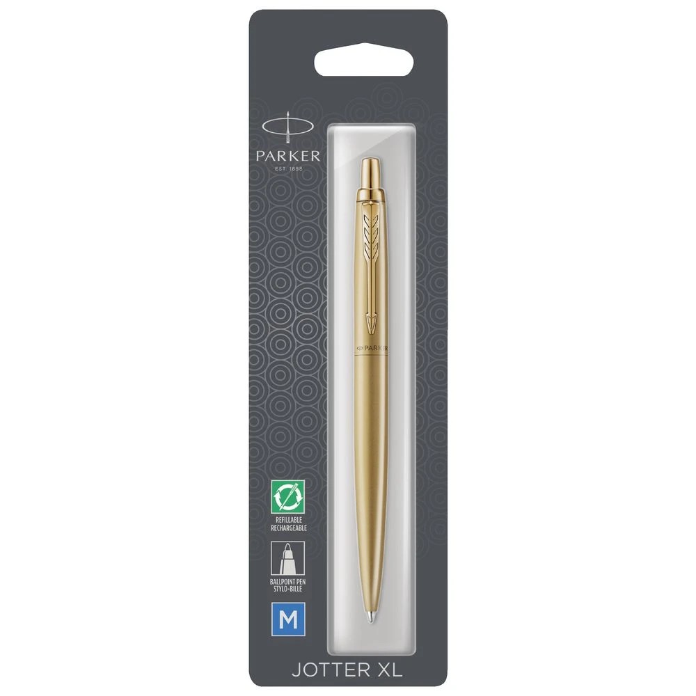 3 Parker Jotter XL Ballpoint Pen Gold, 3 of 6