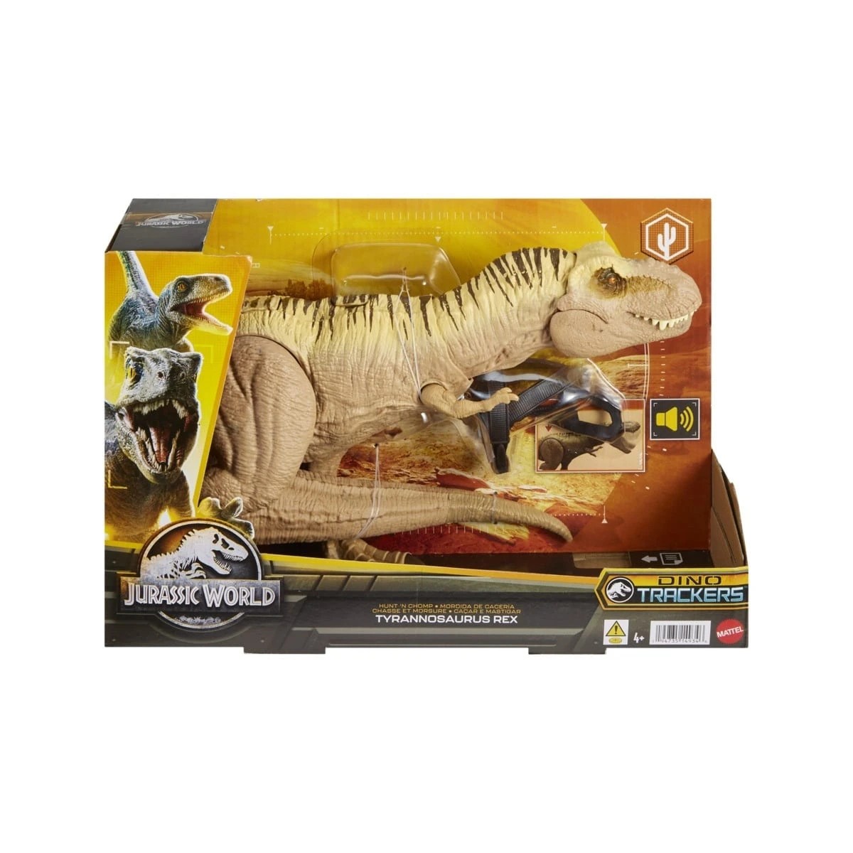 1 ​Jurassic World Hunt 'N Chomp Tyrannosaurus Rex Dinosaur Figure, 1 of 8