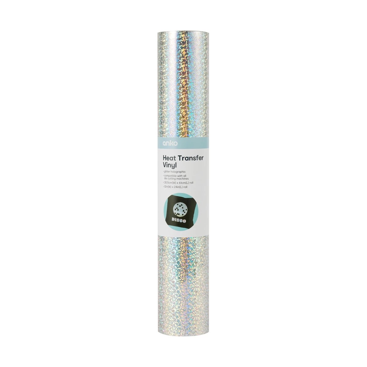 1 Heat Transfer Vinyl - Glitter Holographic, 1 of 4