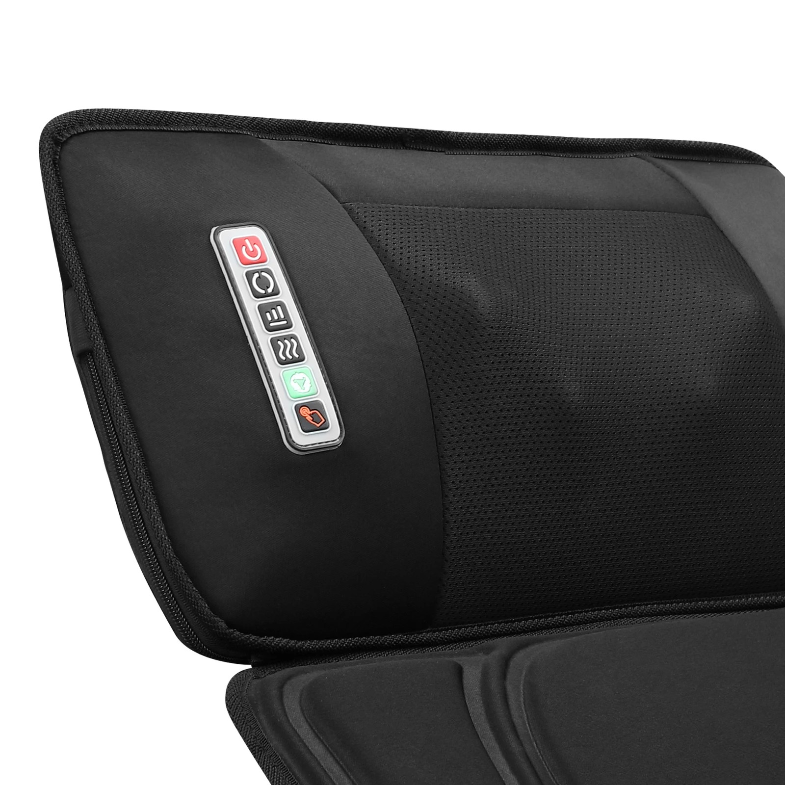 8 HOMASA Full Body Massage Mat Pillow Electric Heating Pad Neck Shoulder Back Hip Leg Massager Shiatsu Relax 10 Vibration, 8 of 8