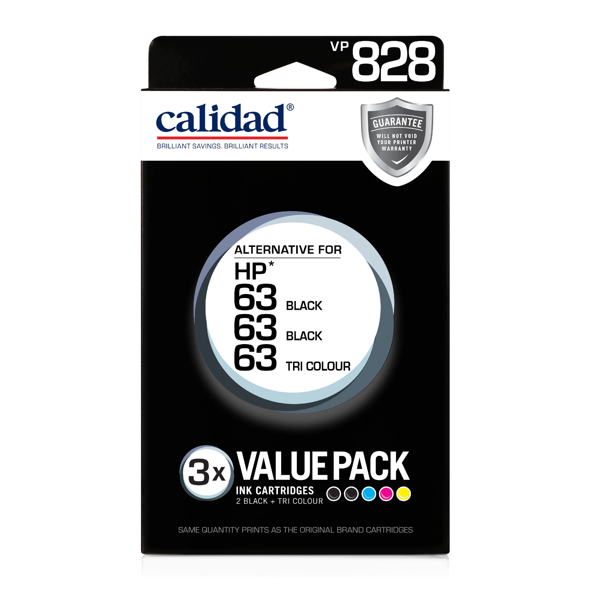 1 3 Pack Calidad VP 828 Ink Cartridges, 1 of 7