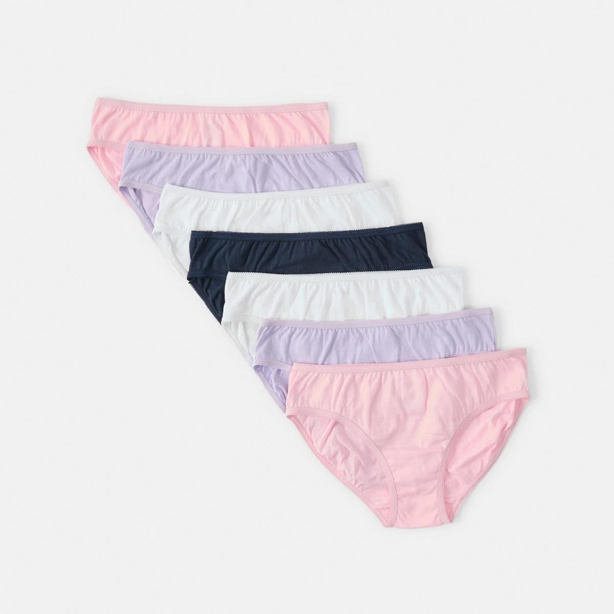 1 7 Pack Briefs PINK AND PURPLE, 1 of 8