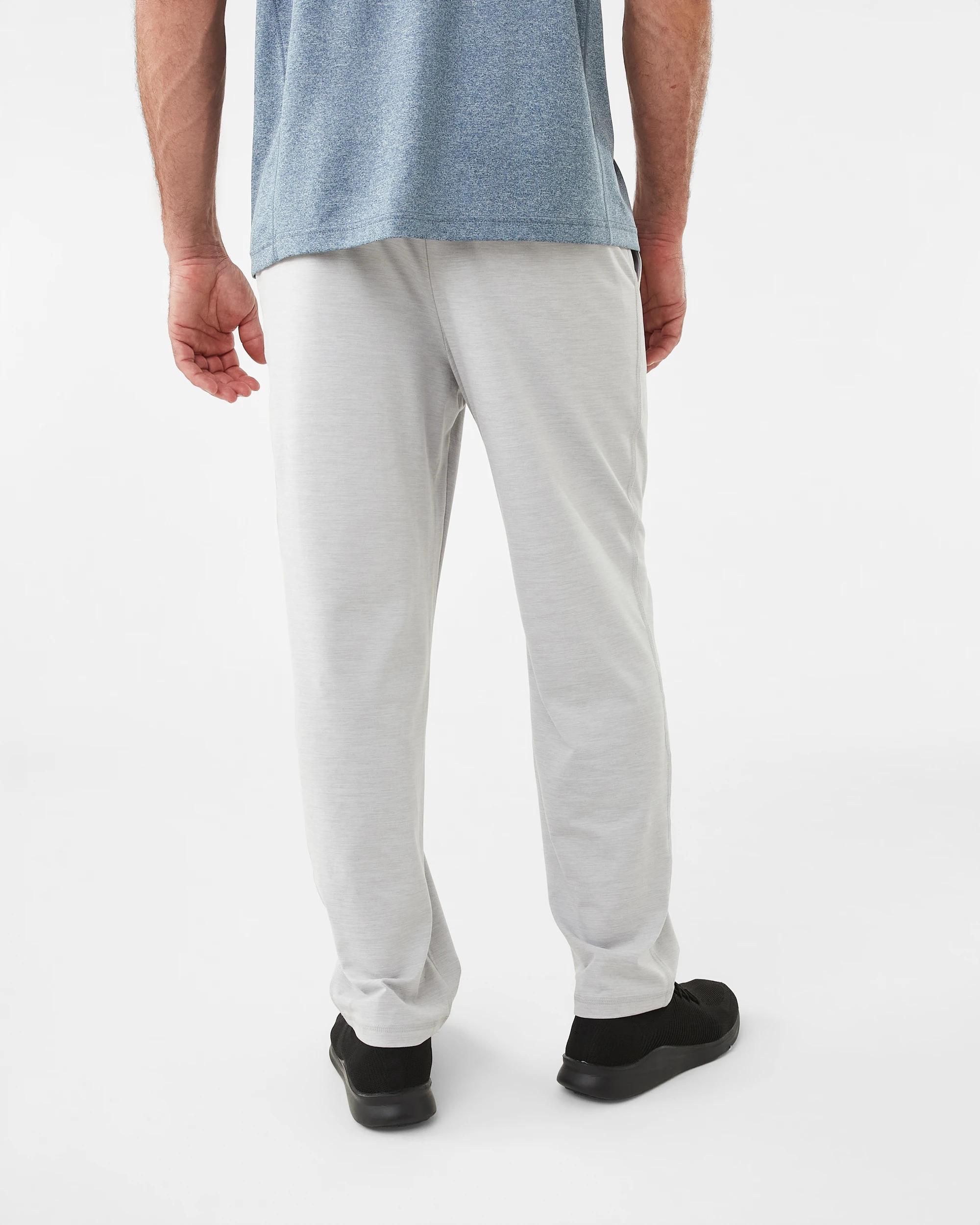 3 Active Mens Travel Trackpants Grey Marl, 3 of 6