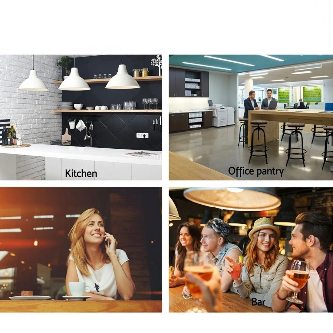 5 Artiss Bar Stools Adjustable Wood Chairs - Black, 5 of 7