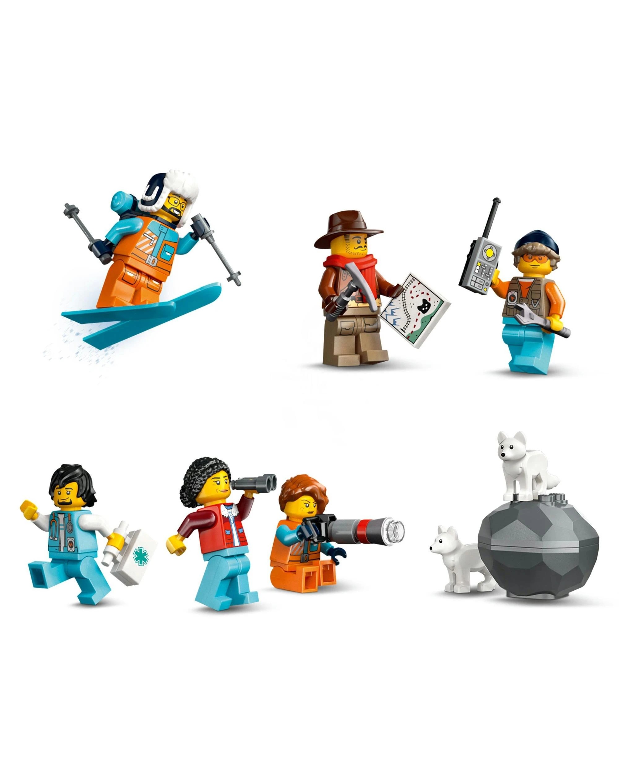 3 LEGO City Explorers Arctic Polar Express Train - 60470, 3 of 10