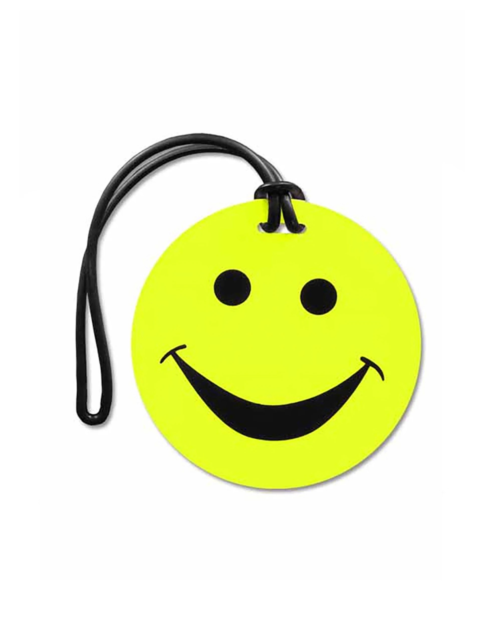 2 Tosca 8Pk Smiley Travel Luggage Suitcase Bag Tag - Yellow, 2 of 2