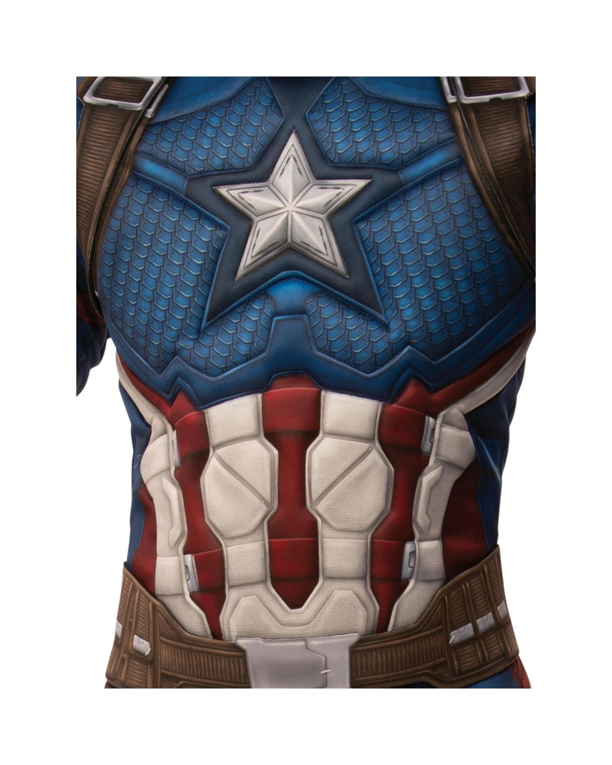 3 Marvel Captain America Deluxe Child Costume Size 6-8 Years, 3 of 4