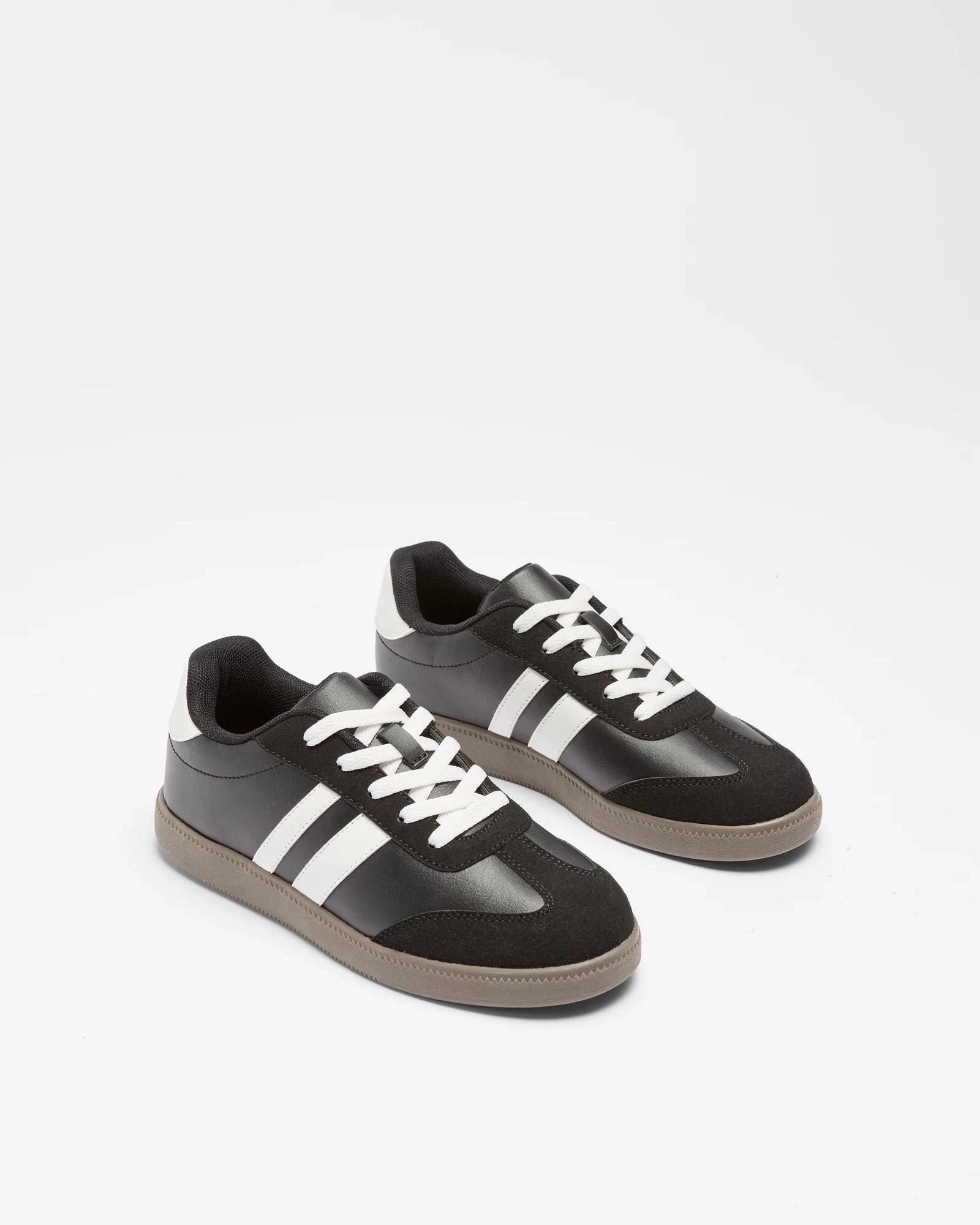 2 Target Youth Boys Youth Retro Sneaker - Canterbury BLACK / WHITE, 2 of 2