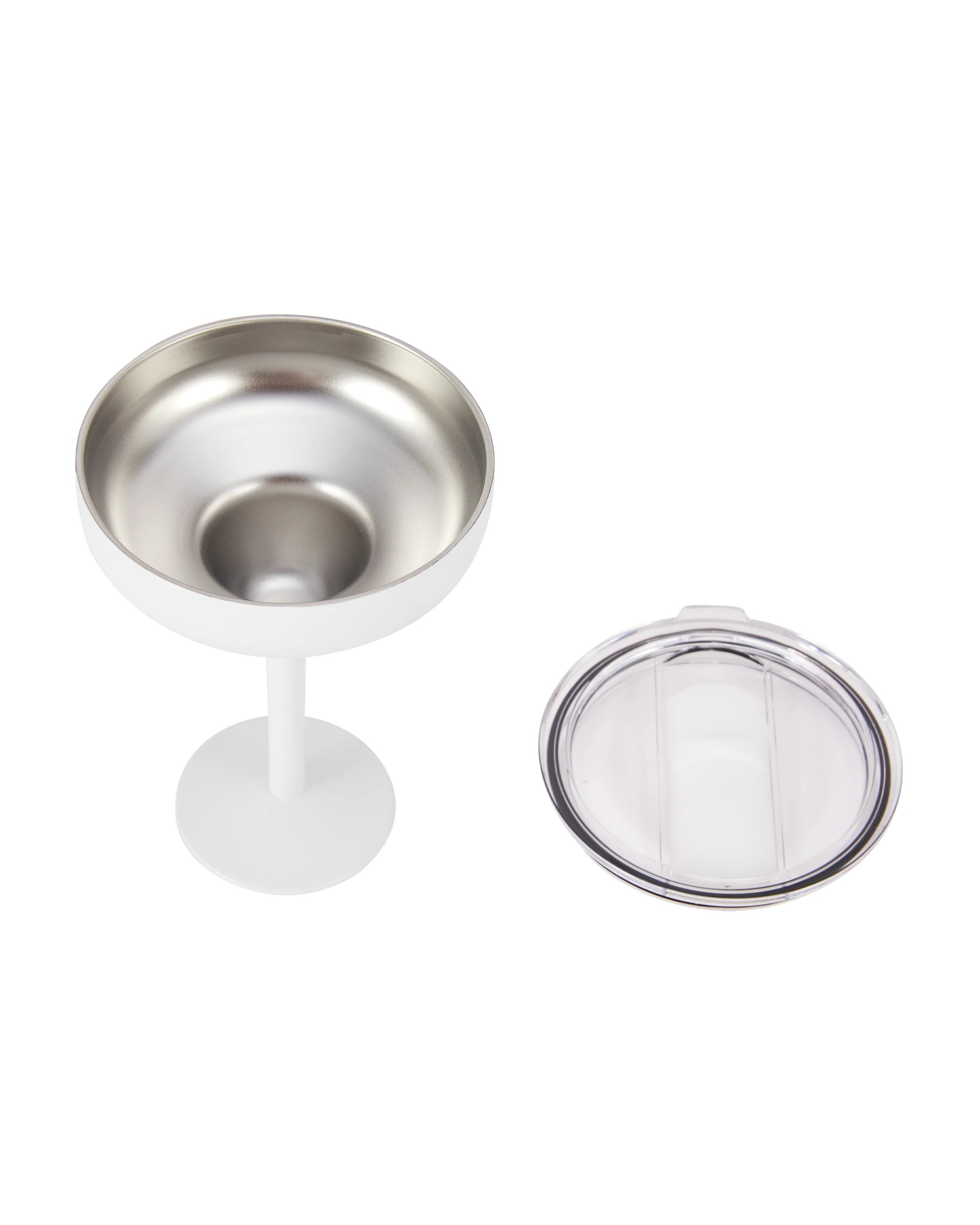 3 280ml Double Wall Cocktail Glass - White, 3 of 6