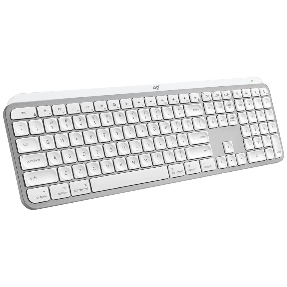 3 Logitech MX Keys S for Mac Wireless Keyboard Pale Grey, 3 of 6