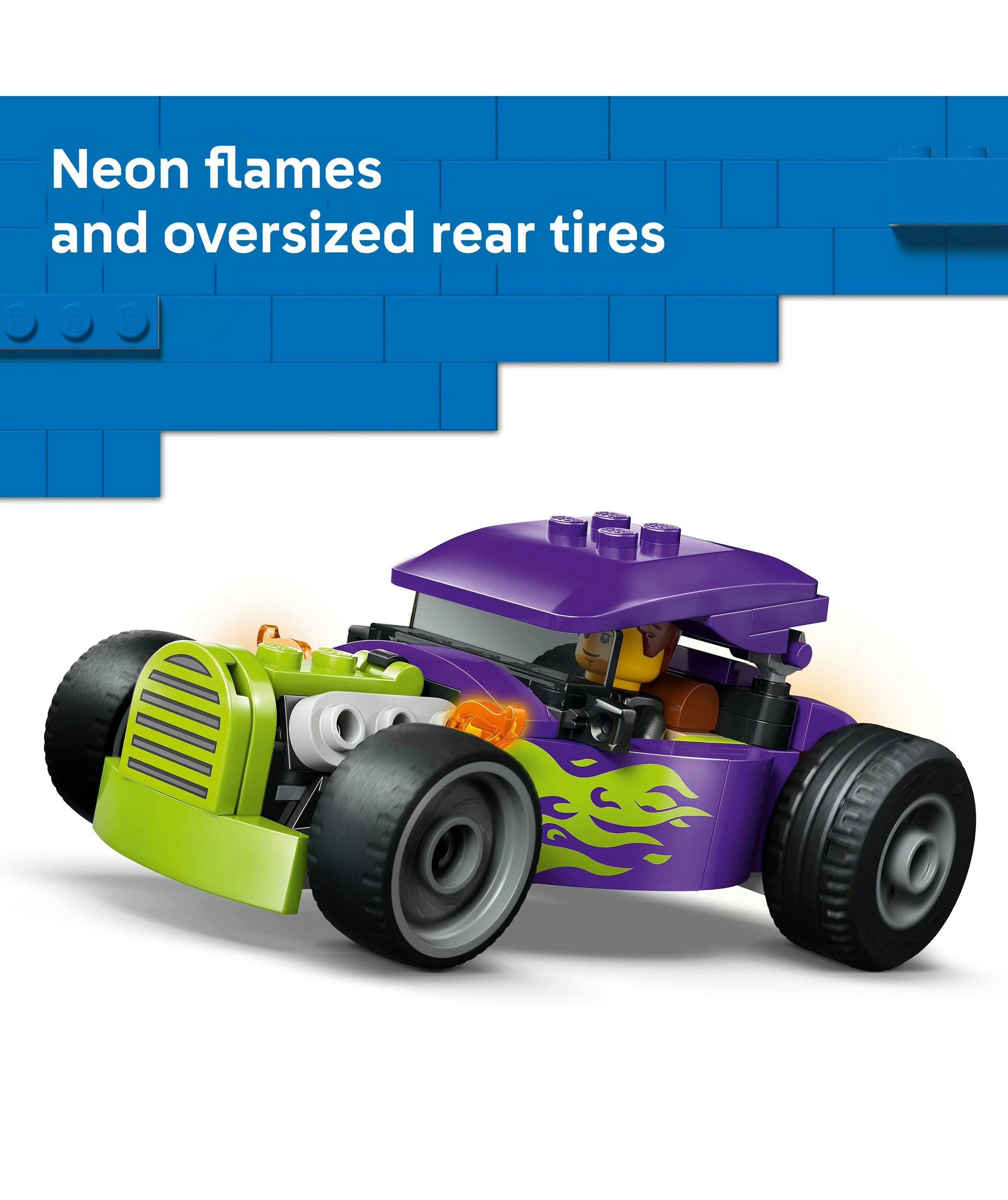 4 LEGO City Hot Rod 60485, 4 of 10