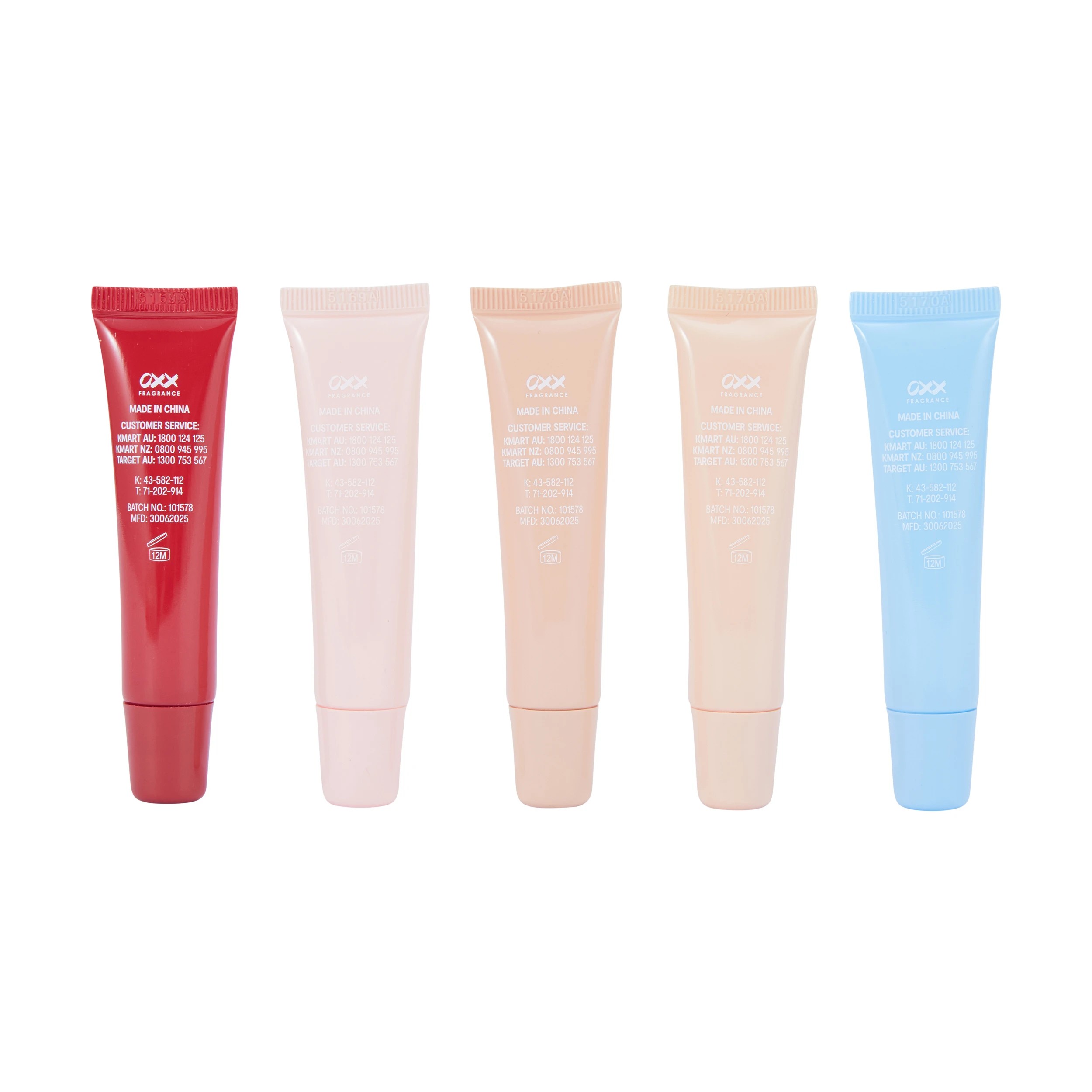 3 OXX Fragrance 5 Piece Lip Gloss Set, 3 of 5
