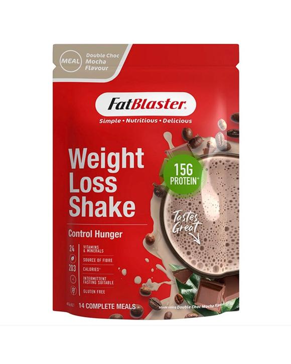Naturopathica Fat Blaster Weight Loss Shake High Protein Without Gluten Mocha 465g