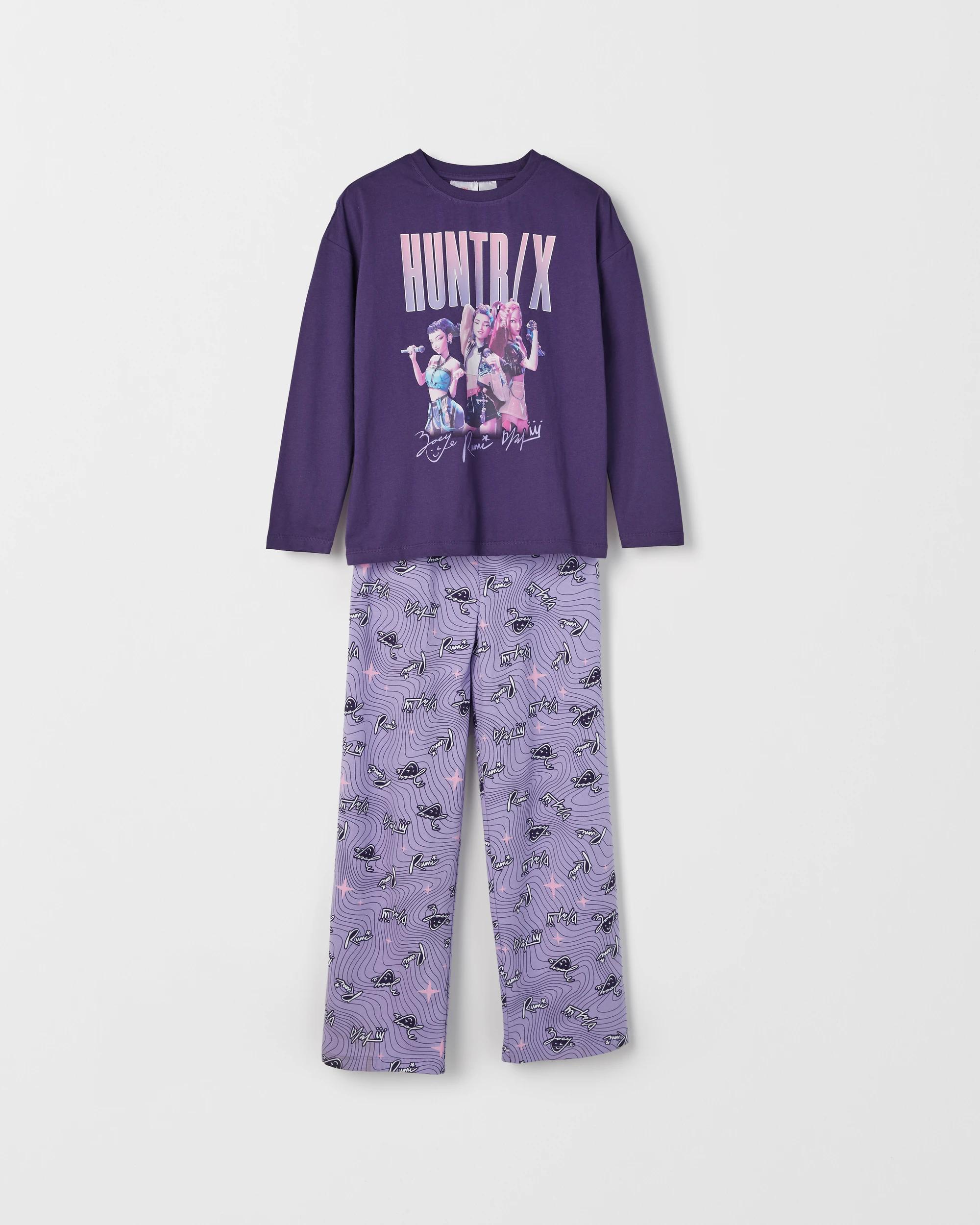 6 KPop Demon Hunters Huntrix Pyjama Set PHANTOM/PURPLE, 6 of 8