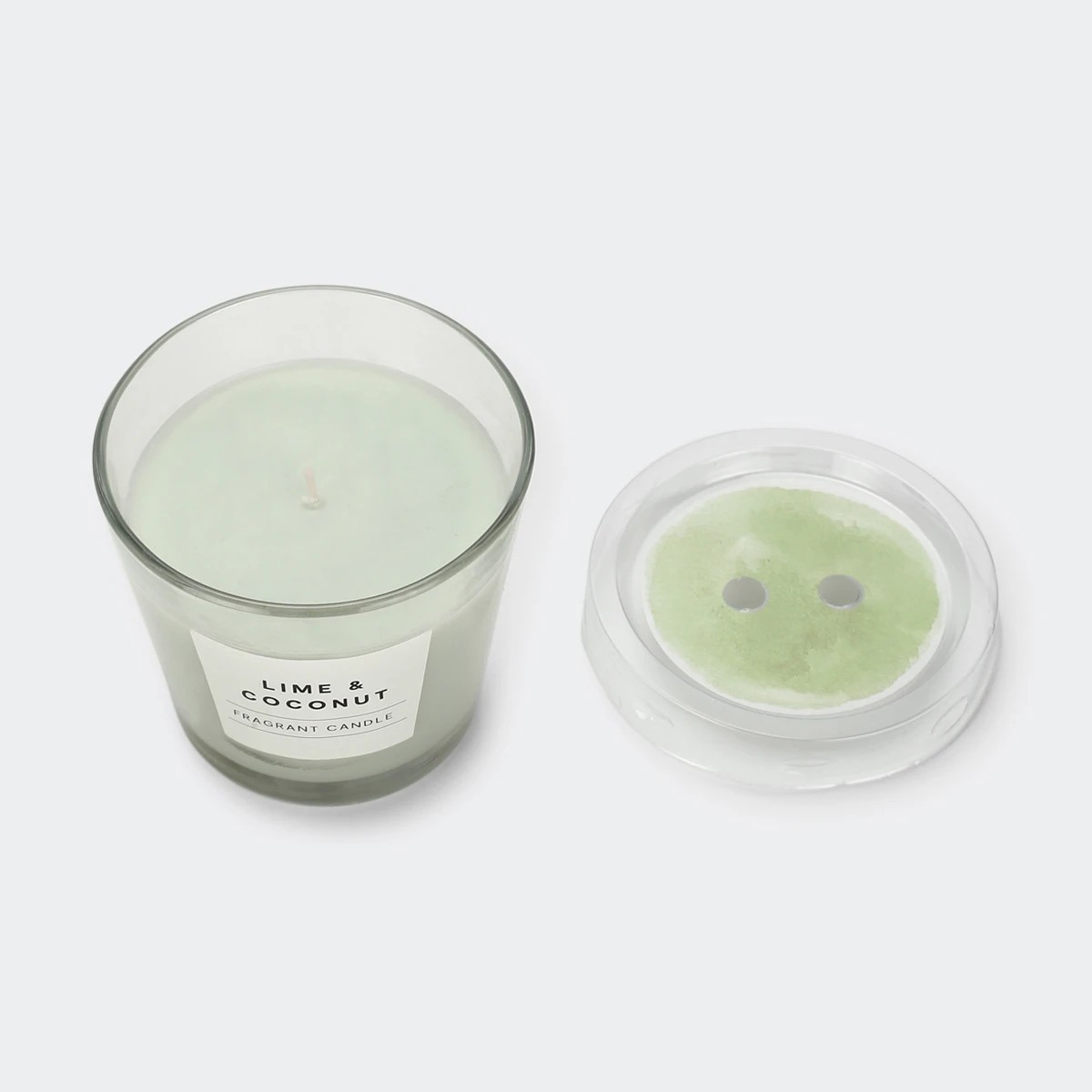 5 Lime and Coconut Fragrant Candle in Glass, 5 of 7