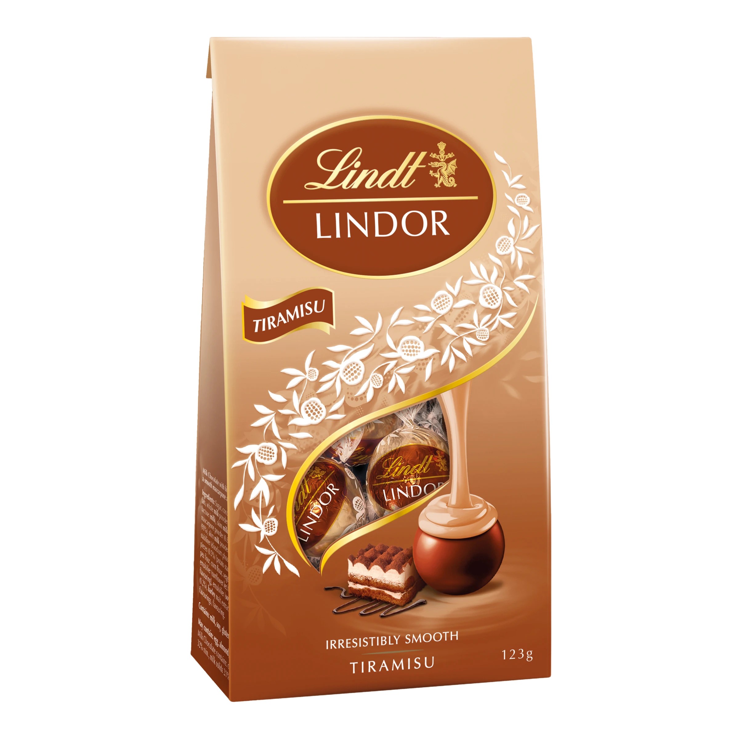 3 Lindt LINDOR Tiramisu Bag 123g, 3 of 10