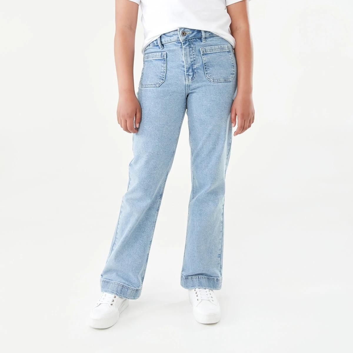 1 Flared Pocket Jeans Mid Denim, 1 of 10
