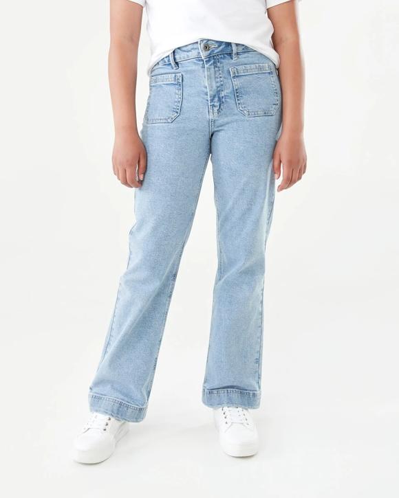 Flared Pocket Jeans