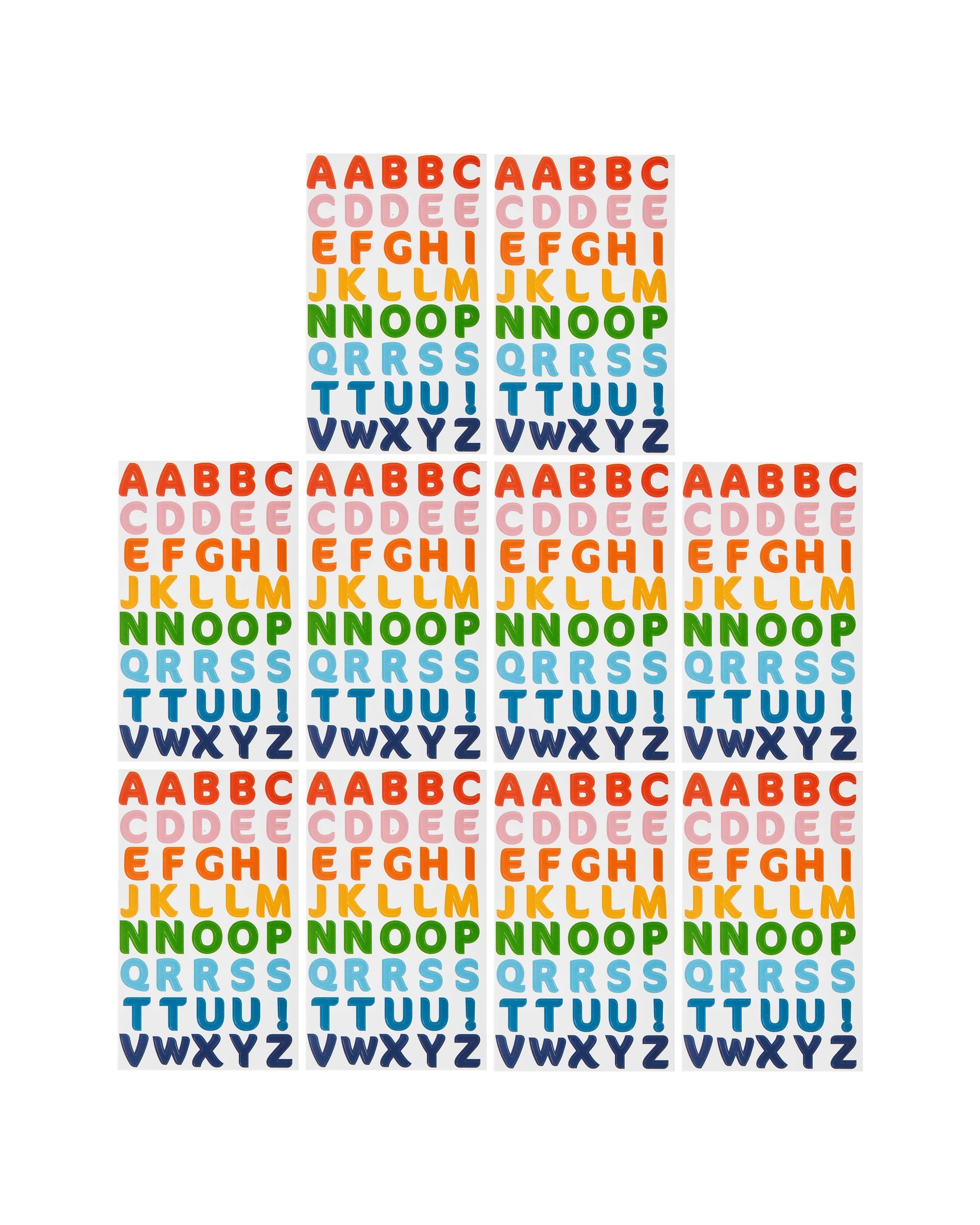 2 400 Piece Alphabet Stickers, 2 of 2