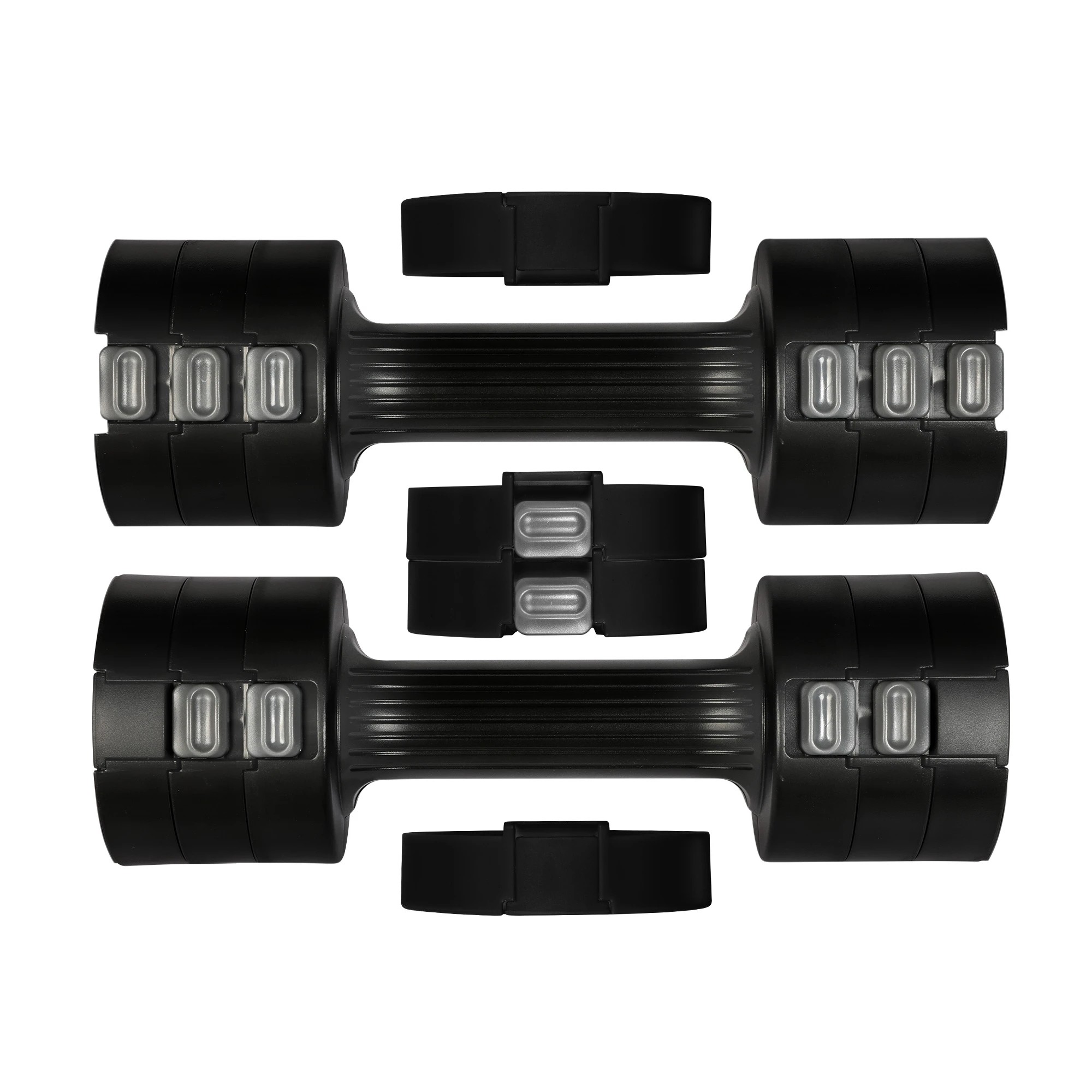 6 Centra A Pair Of 1kg To 2.5kg Adjustable Dumbbells With Metal Weight, 6 of 7