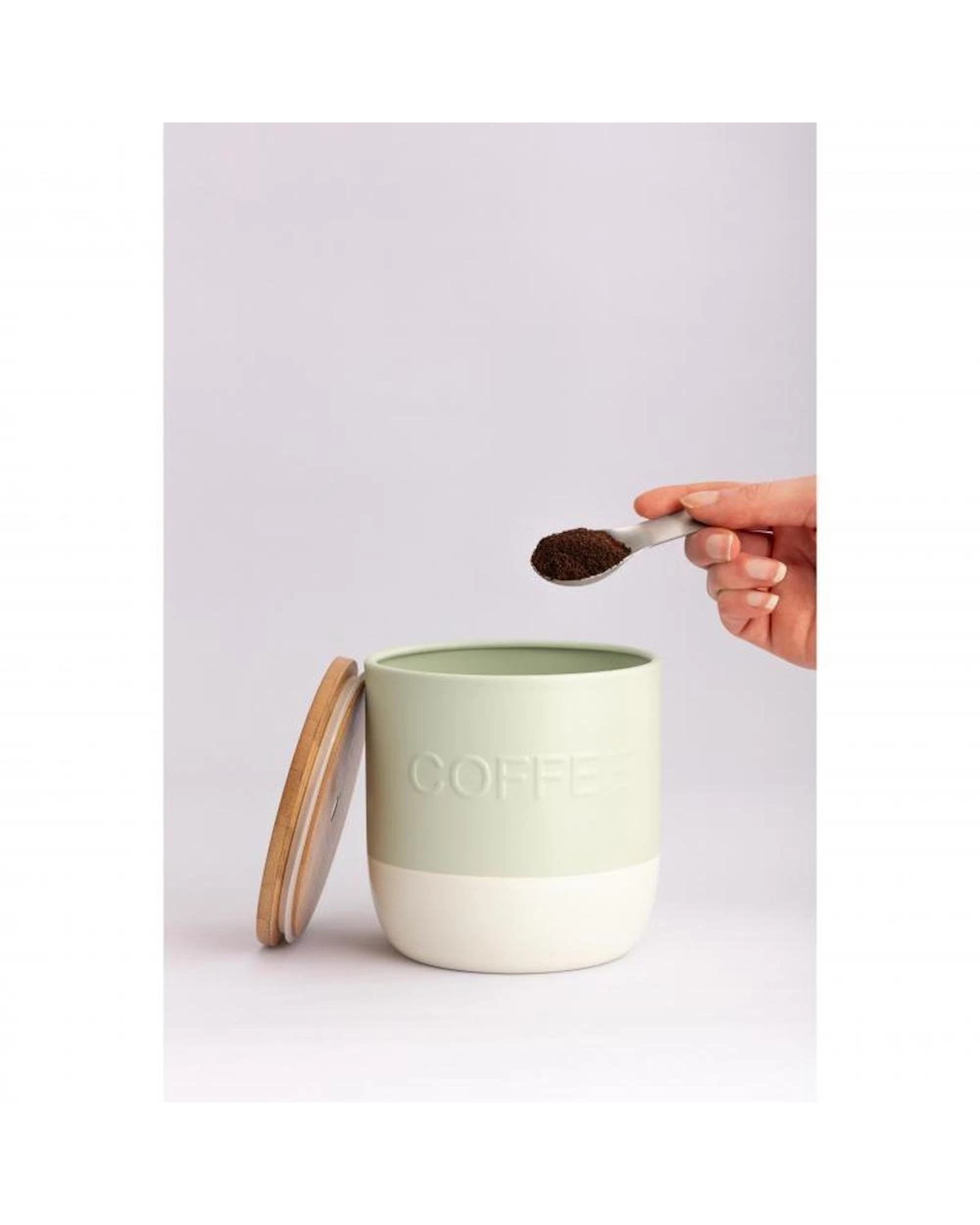 5 Typhoon Oben Coffee Canister 1.25L With Mini Spoon  Green, 5 of 7