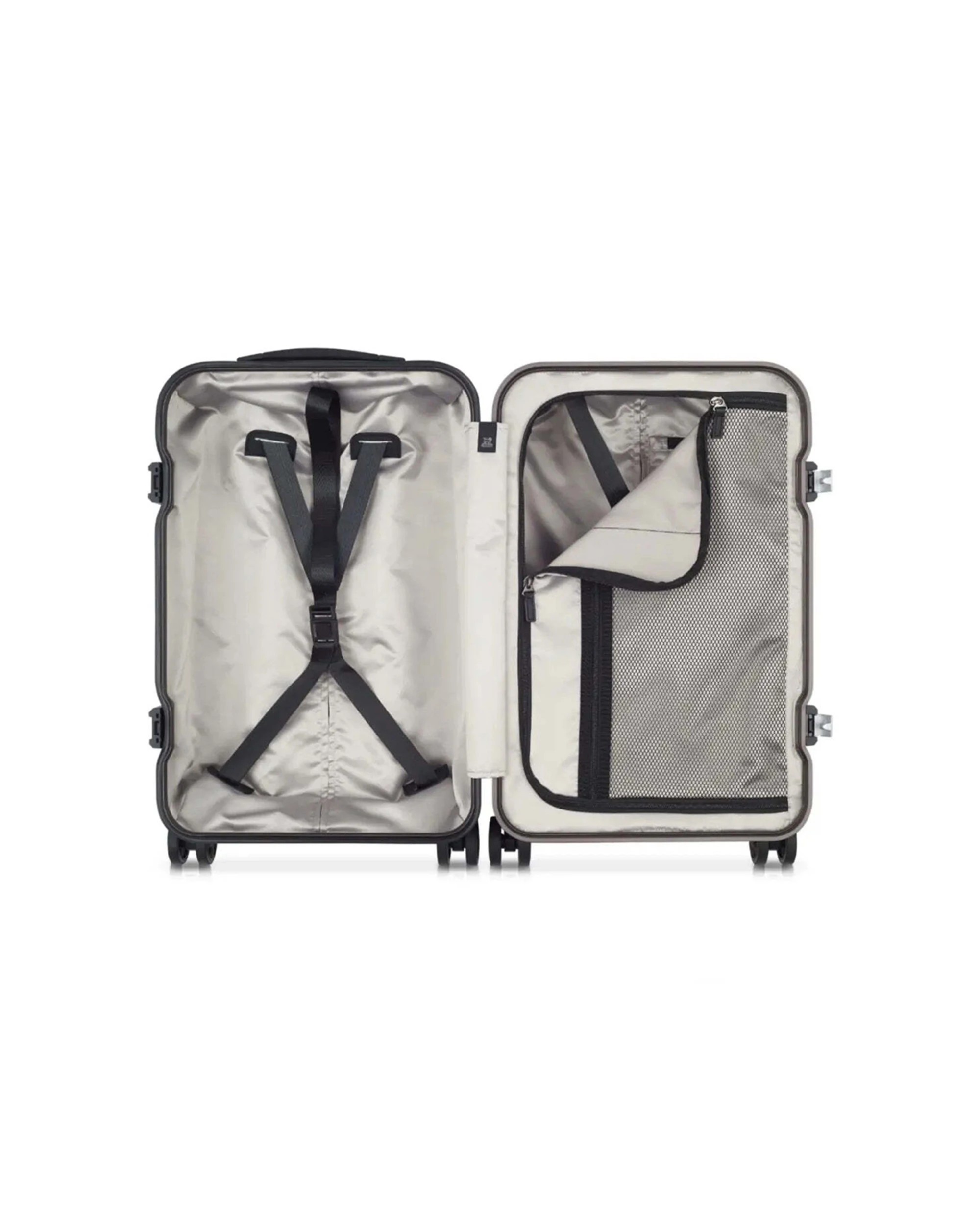 4 Delsey Peugeot 55 cm 4-Wheel Cabin Suitcase USB Port TSA Locks Polycarbonate - White, 4 of 4