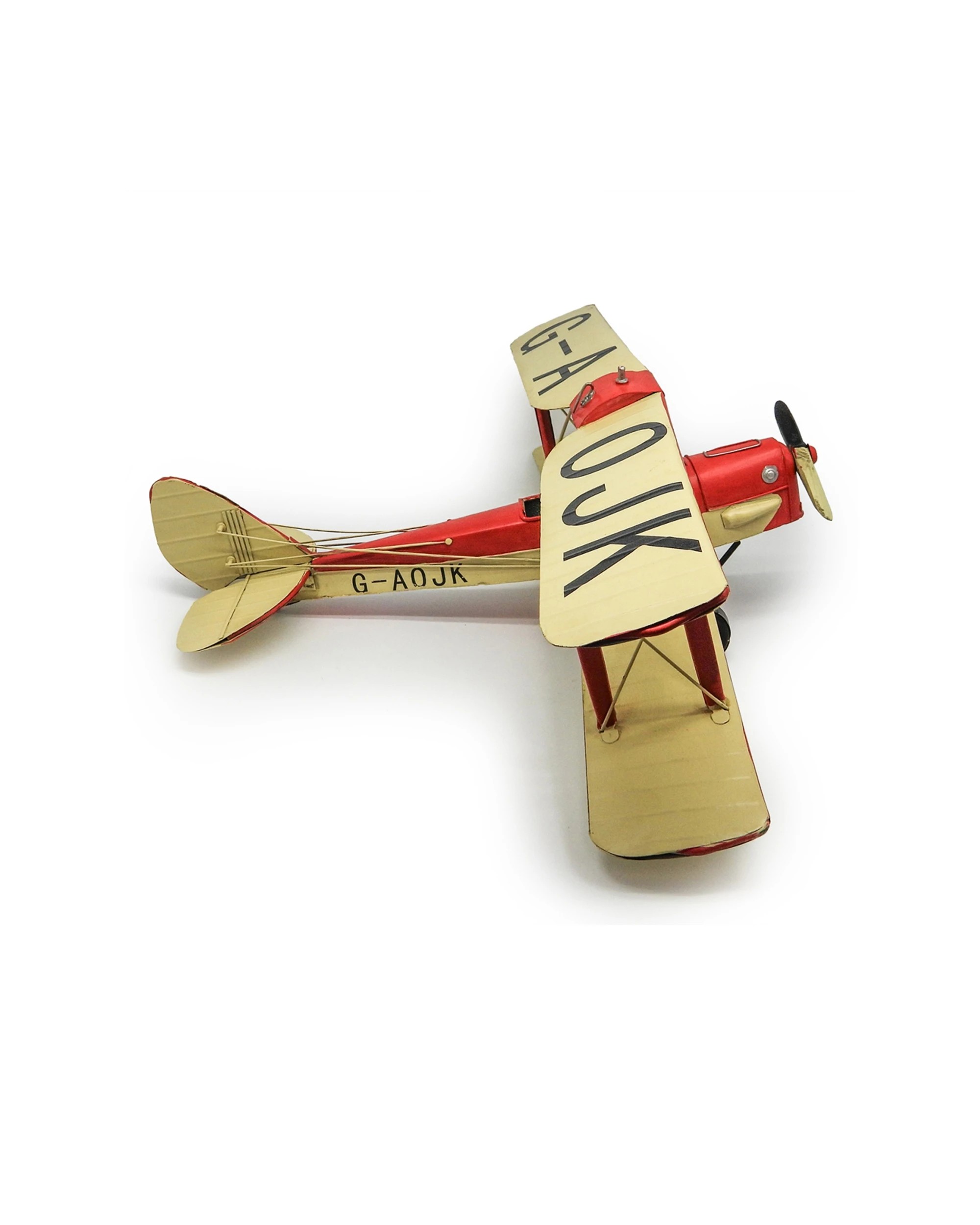 3 Boyle Metal Ornament Home Decor Collectible Tiger Moth Plane 50x48x18.5cm - Multi, 3 of 7
