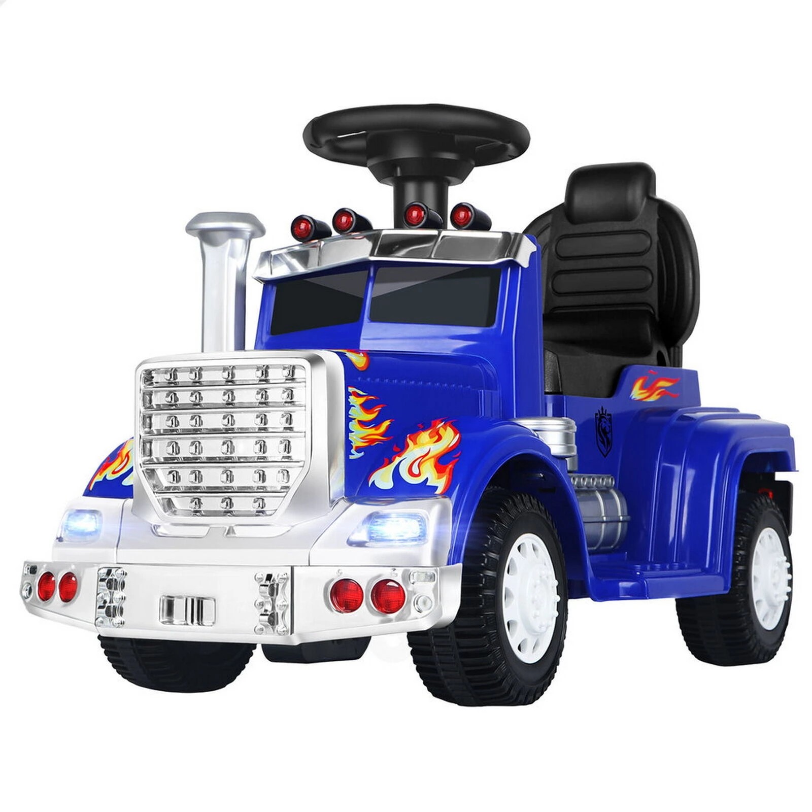 1 Alfordson Kids Ride On Car Electric Toy Truck 25W Motor w/ LED Lights - Blue, 1 of 9