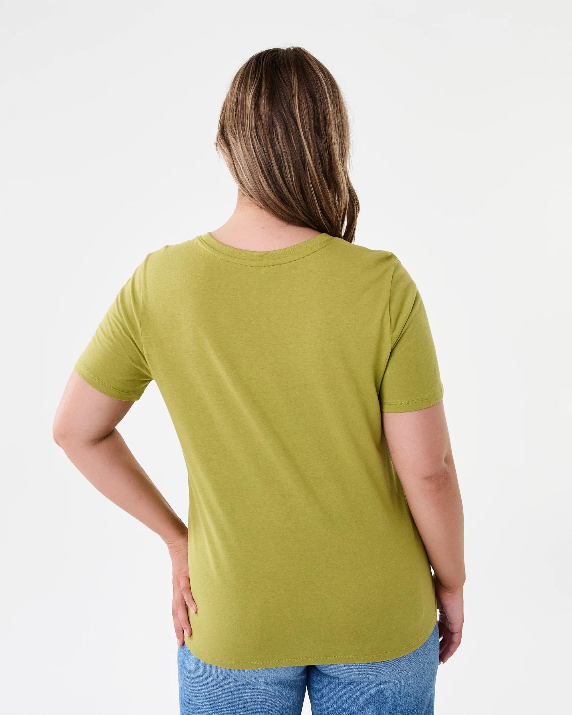 3 Short Sleeve Cotton T-shirt Wild Pear, 3 of 5