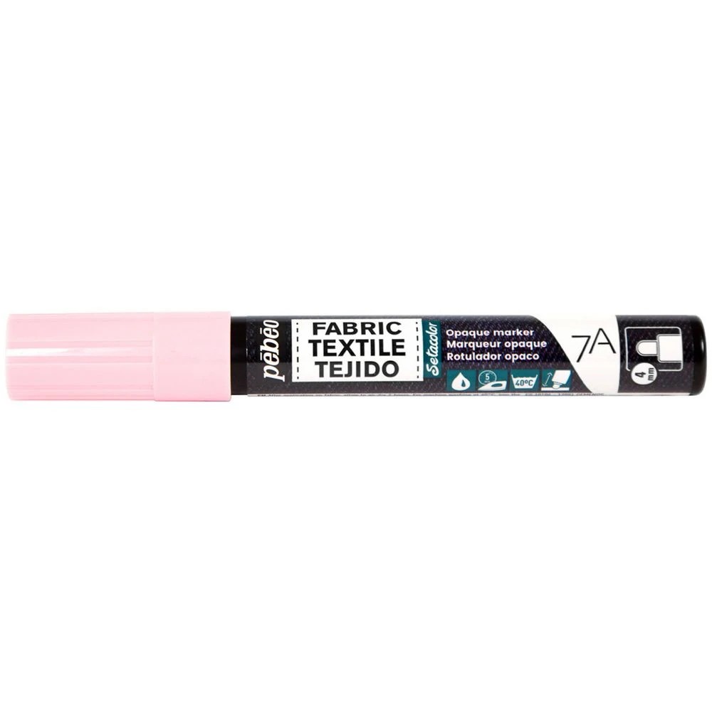 1 Pebeo 7A Opaque Marker 4mm Pastel Pink, 1 of 2