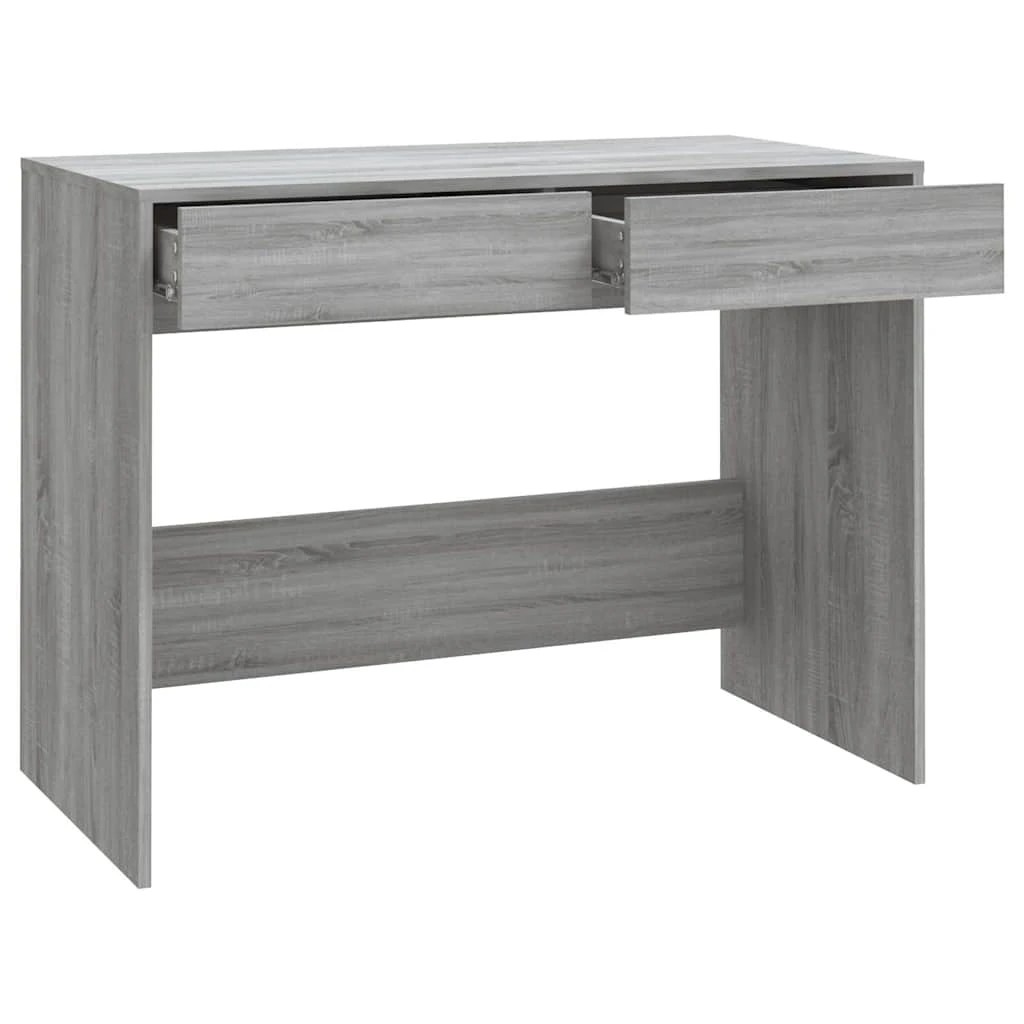 7 vidaXL Desk Ample Storage - Grey, 7 of 9
