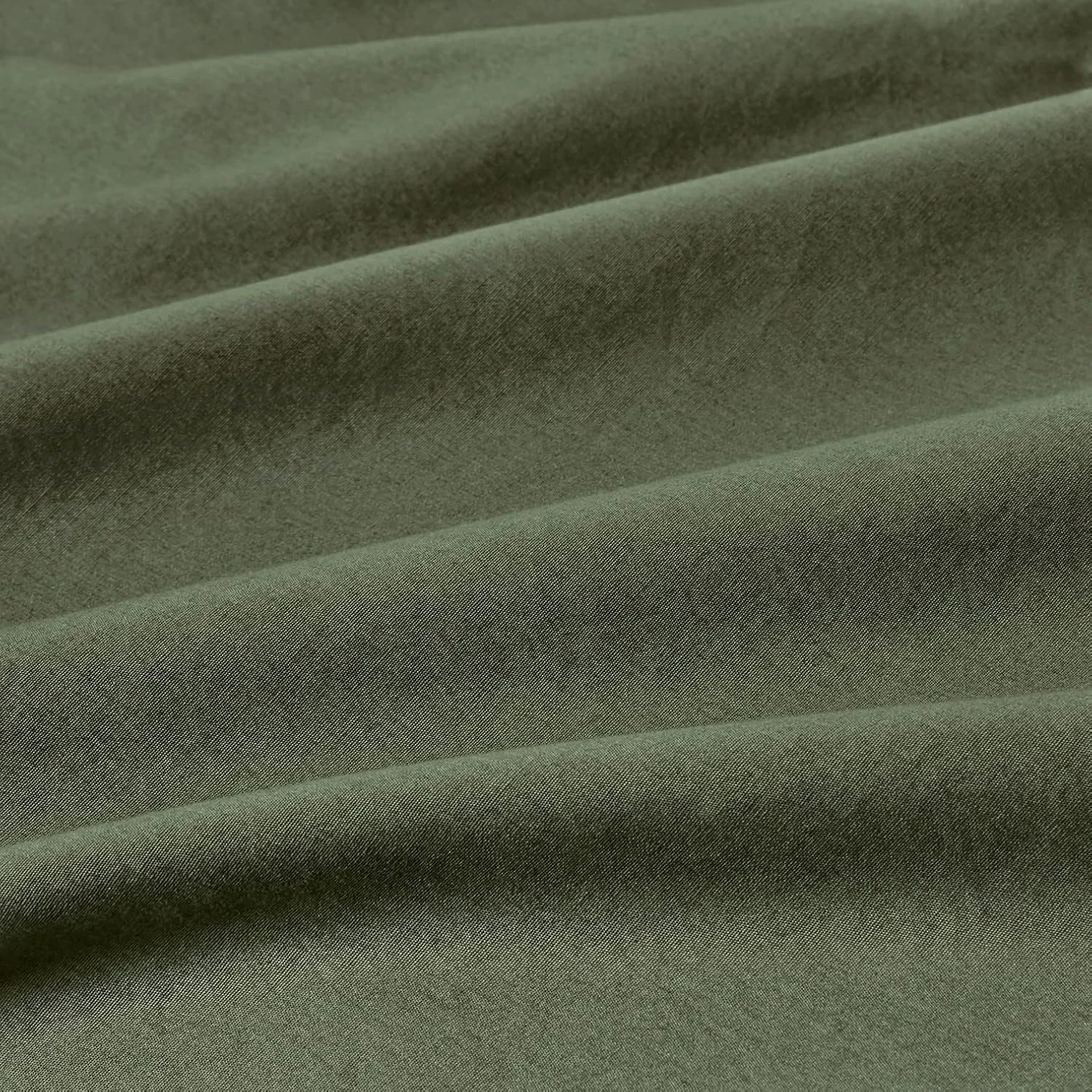 2 Gioia Casa Vintage Washed Cotton Quilt Cover Set Soft Breathable - Double Bed - Khaki Green, 2 of 4