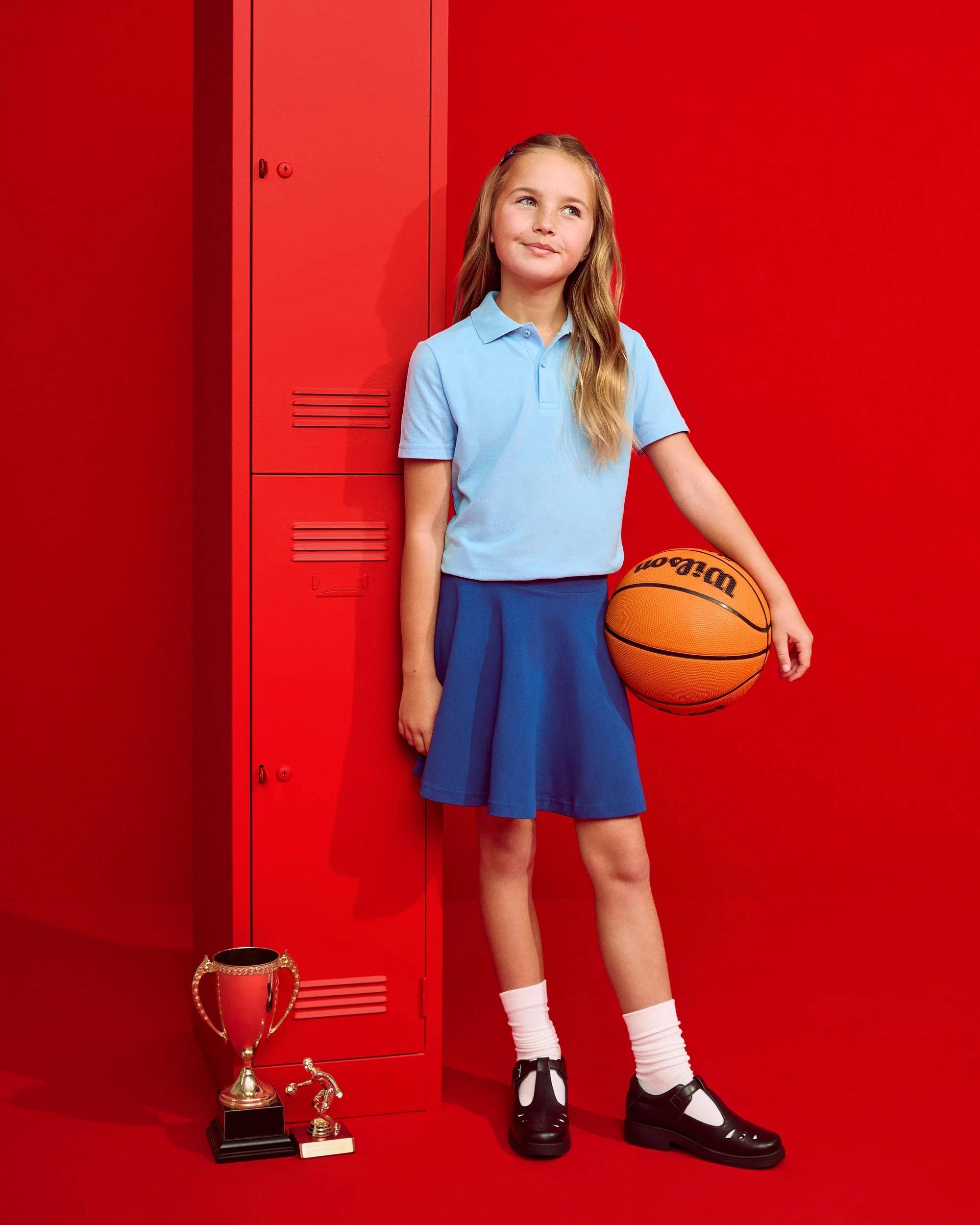 6 Target Kids Australian Cotton 2 Pack Knit Skort ROYAL BLUE, 6 of 6