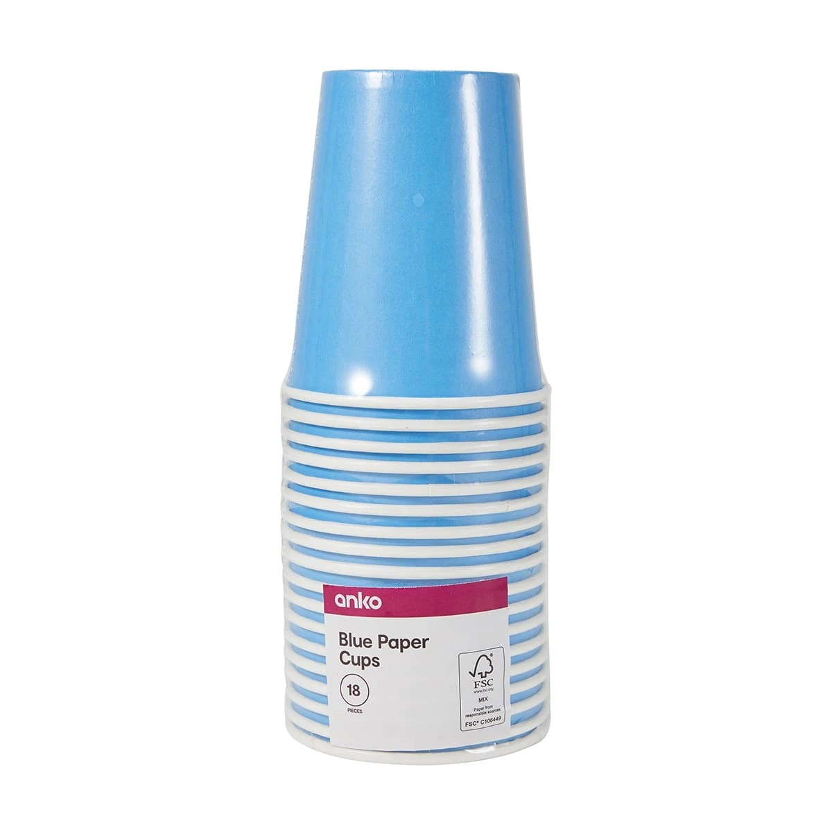 6 18 Pack Blue Paper Cups, 6 of 6