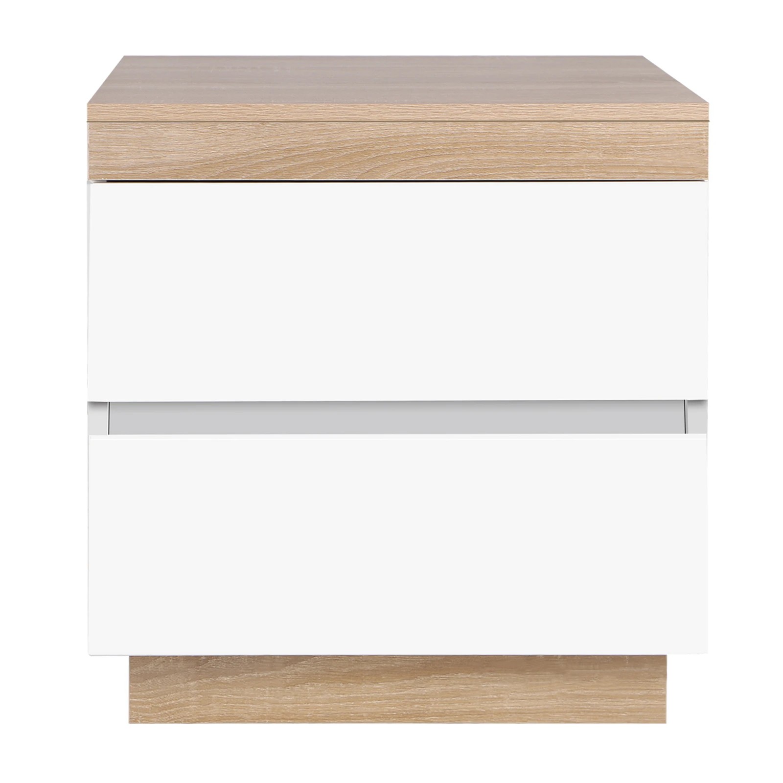 3 Alfordson Bedside Table Nightstand Storage Side End Cabinet Drawers Wood - White, 3 of 10