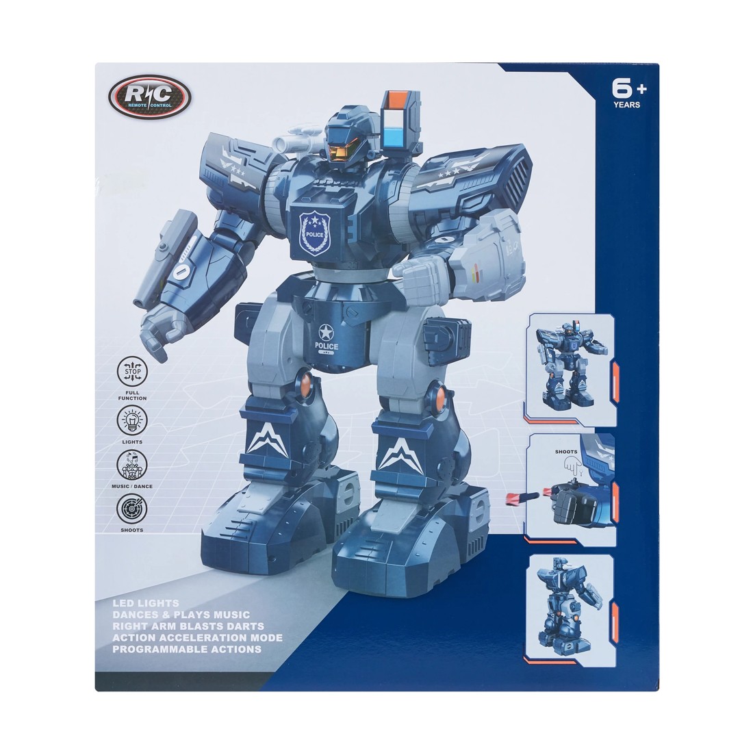 10 RC Police Robot Toy, 10 of 10