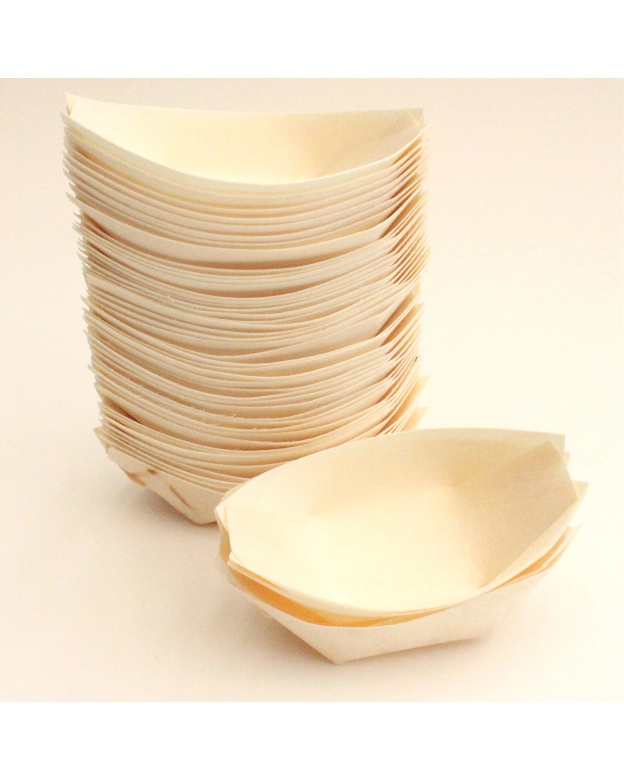 1 Alpen Wooden Boats 9cm x 5cm Pack of 50, 1 of 4