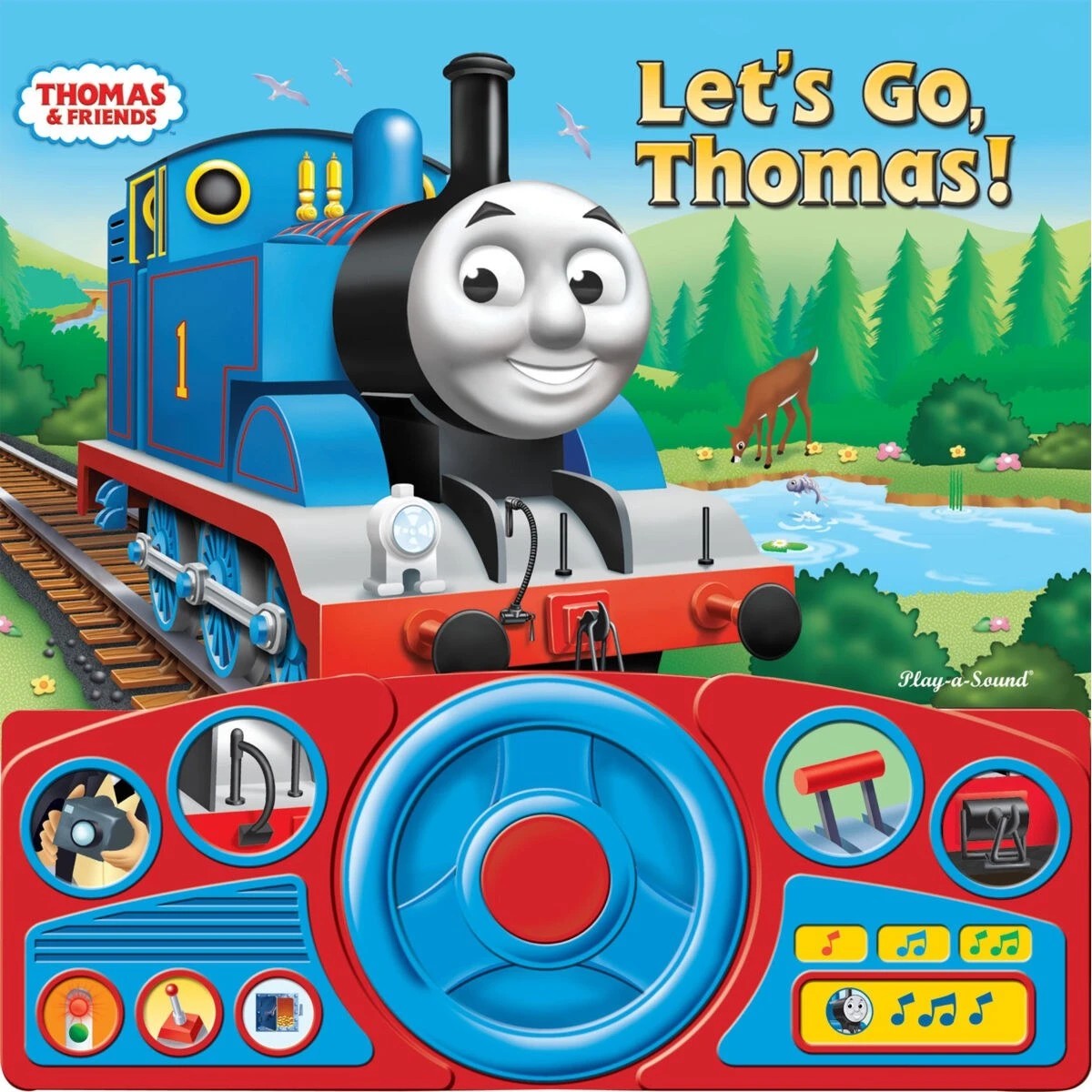 1 Thomas & Friends: Let's Go, Thomas! Steering Wheel - Book, 1 of 2